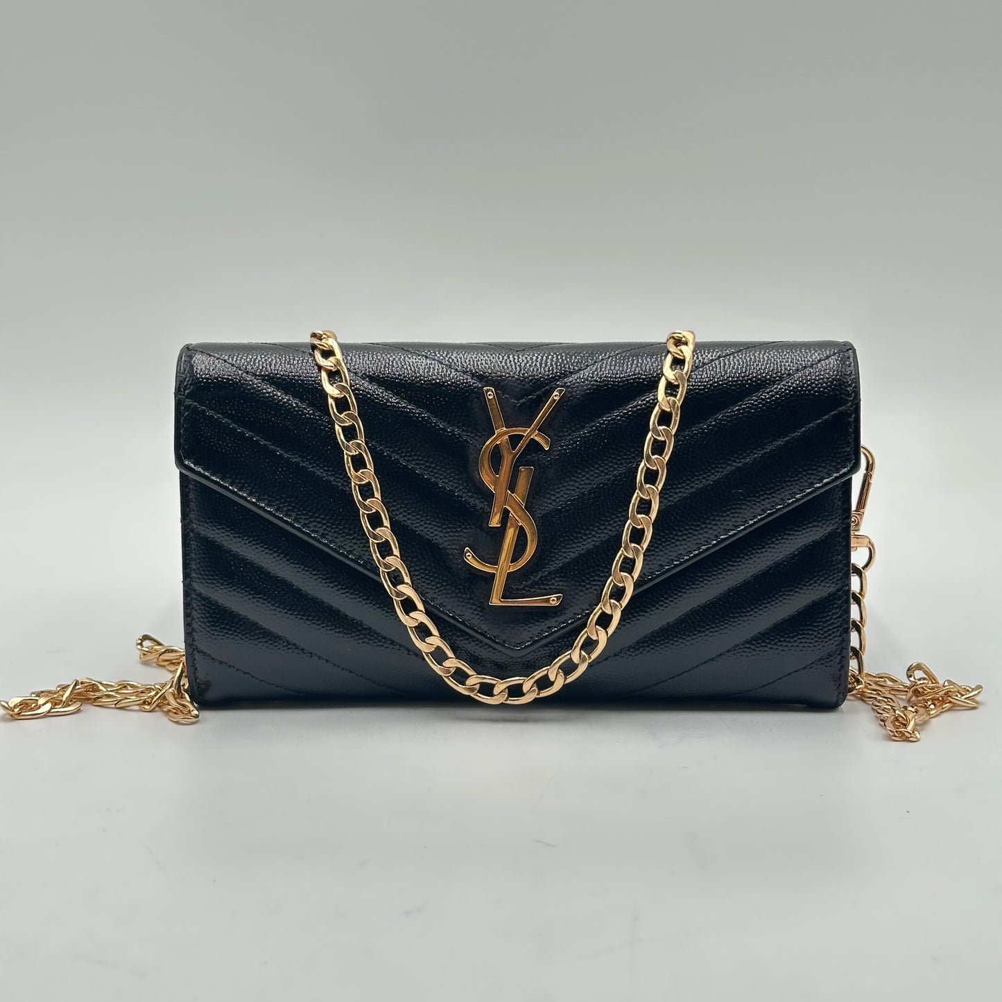 Authentic YSL Cassandre Matelasse Envelope Wallet Crossbody