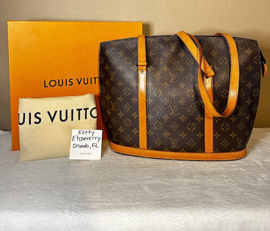 Authentic Louis Vuitton Monogram Babylone Tote