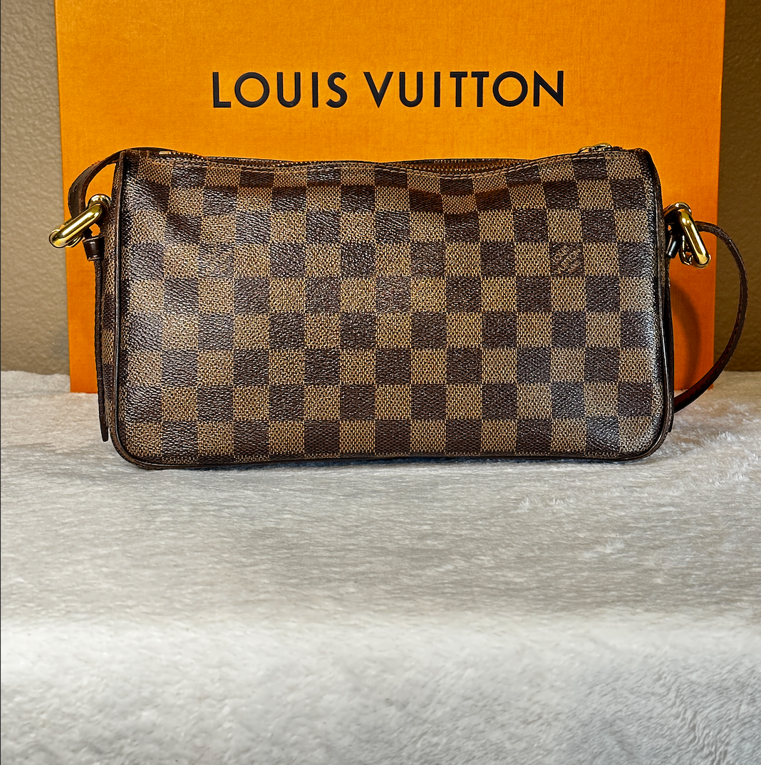 Authentic Louis Vuitton Damier Ebene Ravello GM Crossbody