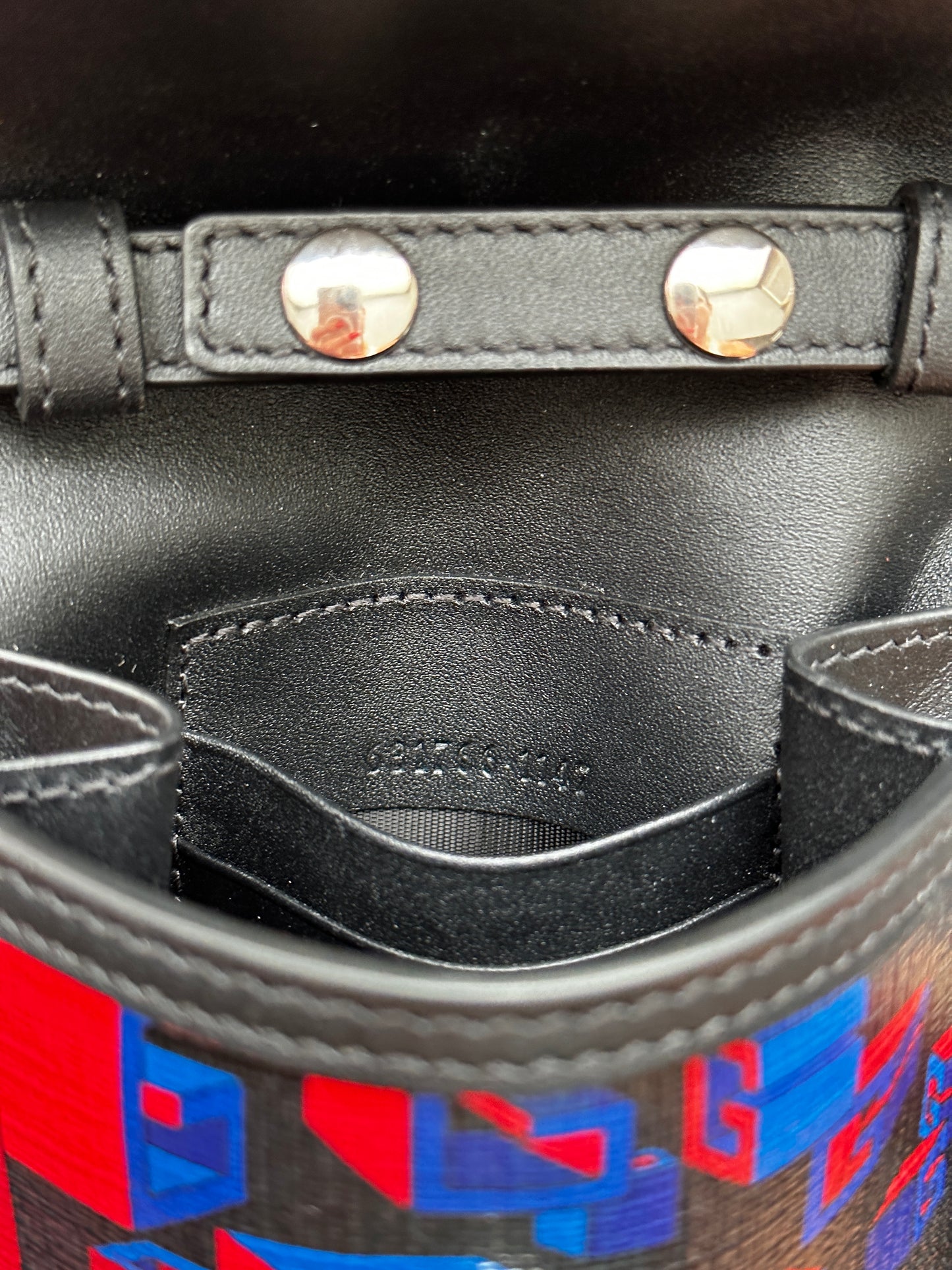 Authentic Guccig GG Printed Flap Crossbody