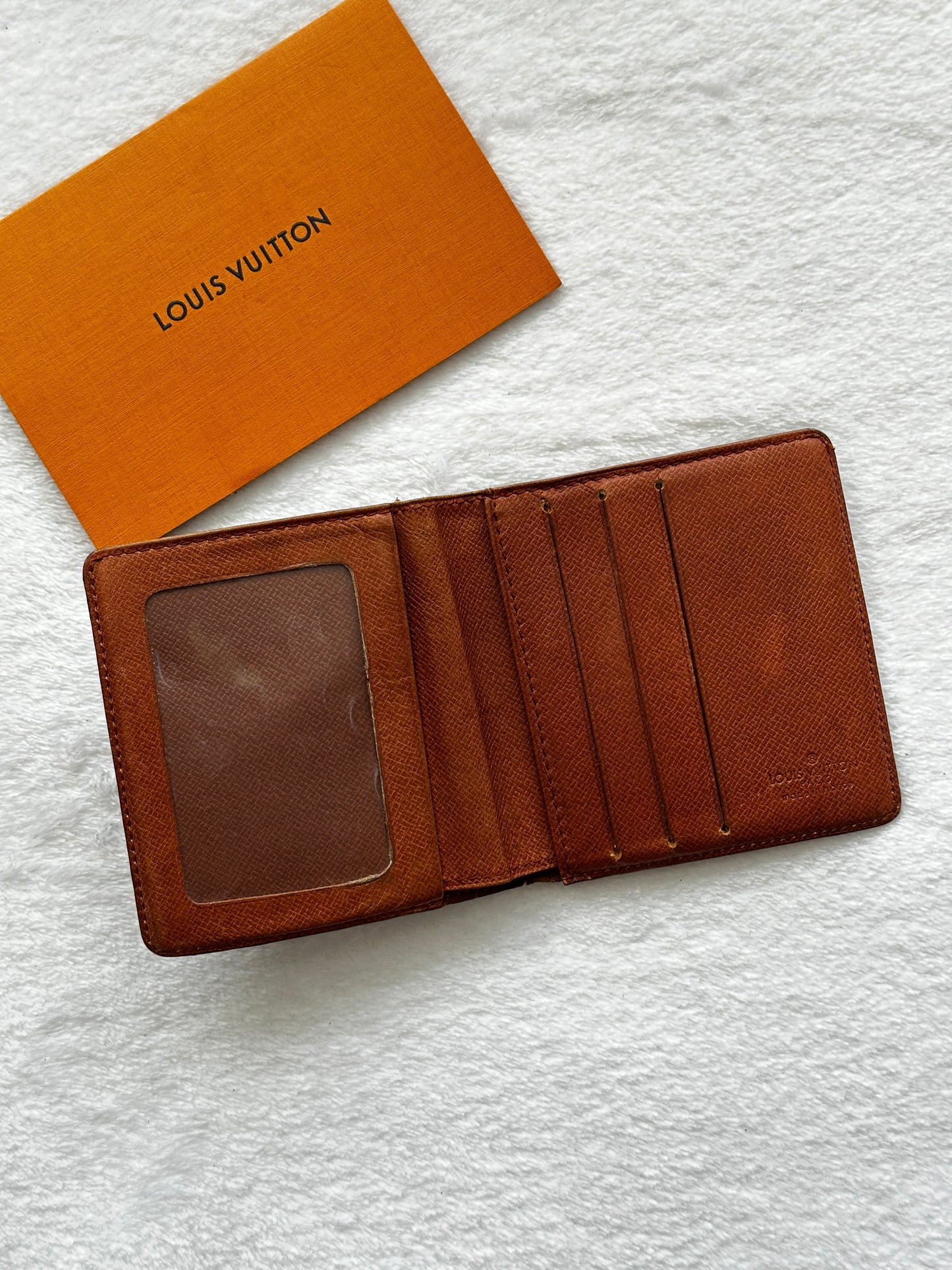 Authentic Lois Vuitton Monogram Mens Bifold Wallet