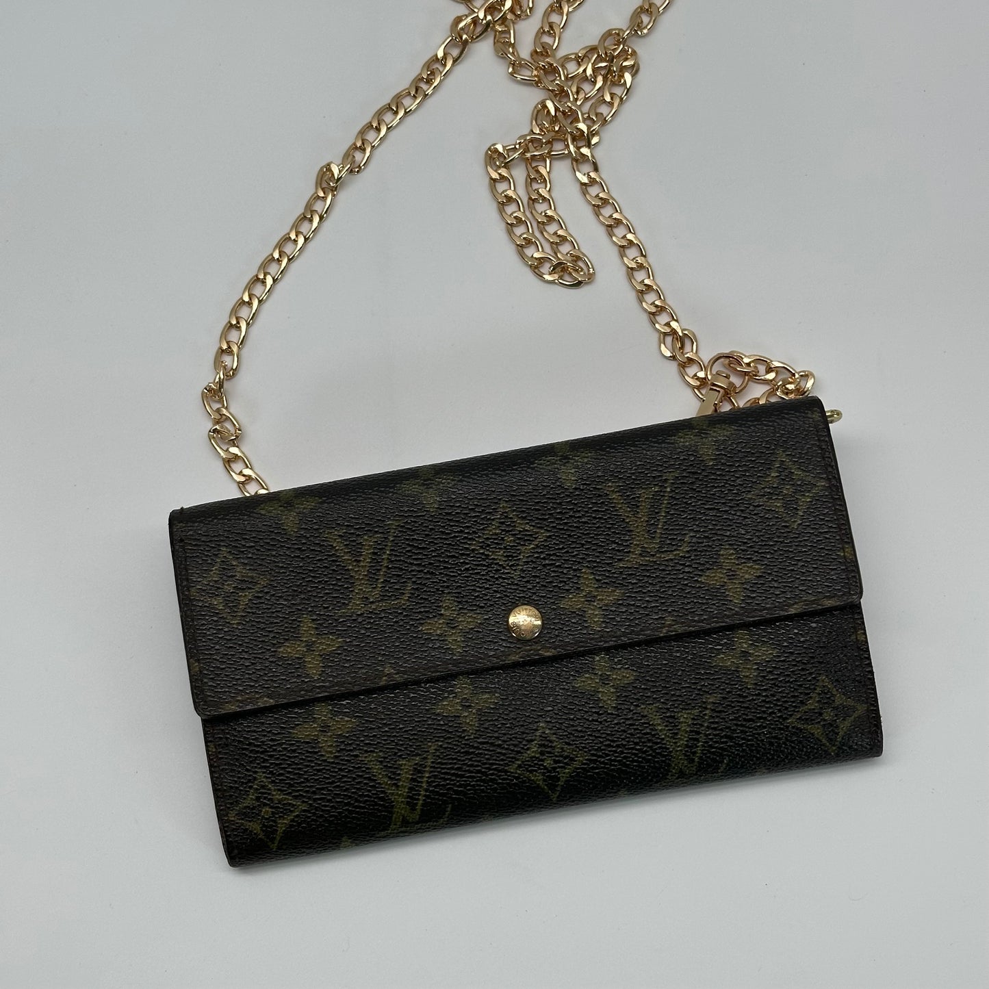Gold Metal Shoulder Cross Body Bag Chain Replacement 47in