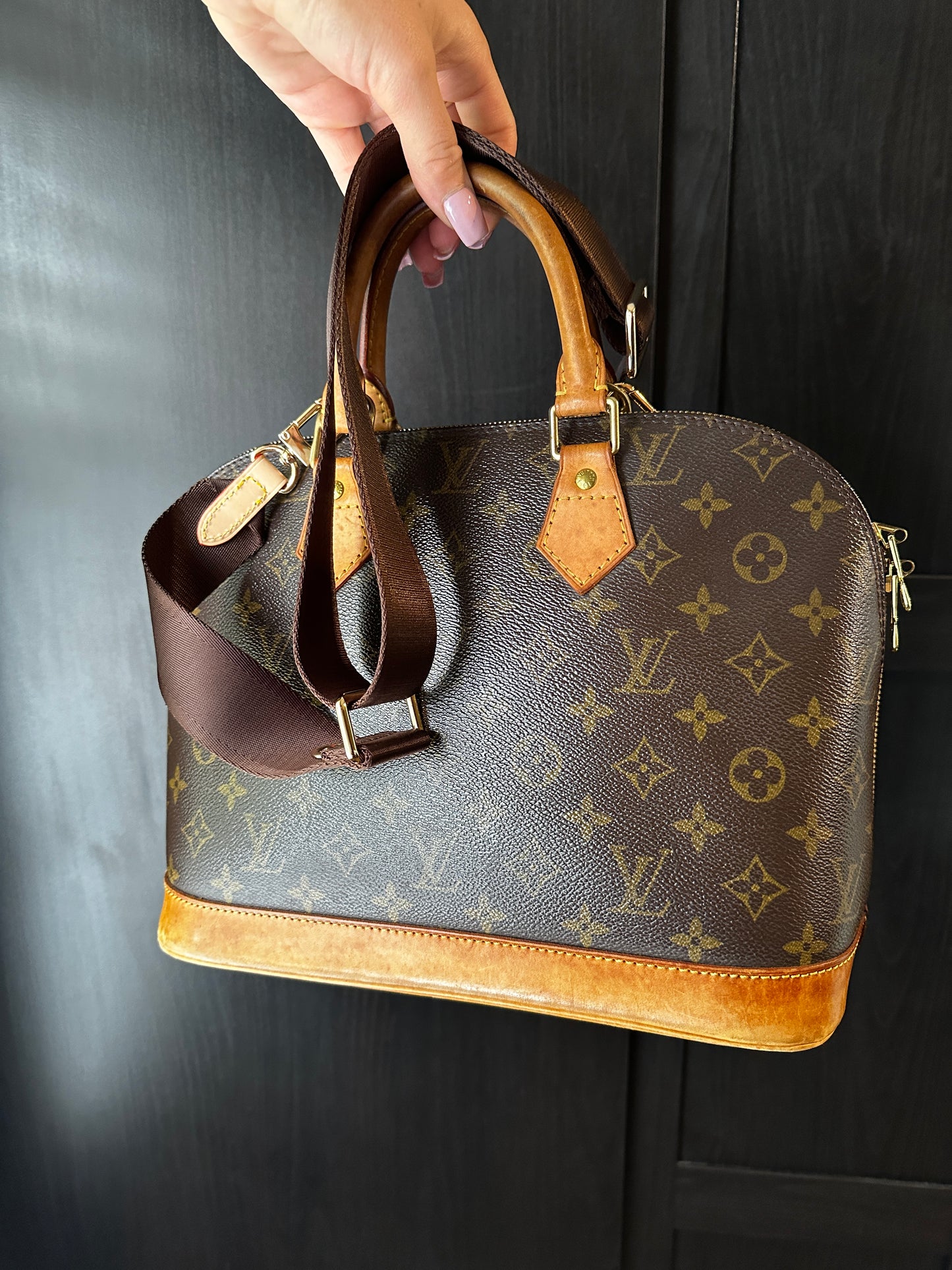 Authentic Louis Vuitton Monogram Alma PM