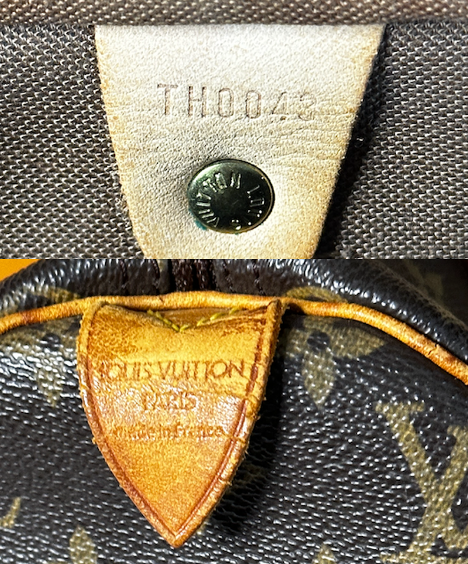 Authentic Louis Vuitton Monogram Speedy 30 w/ Generic Vachetta Strap
