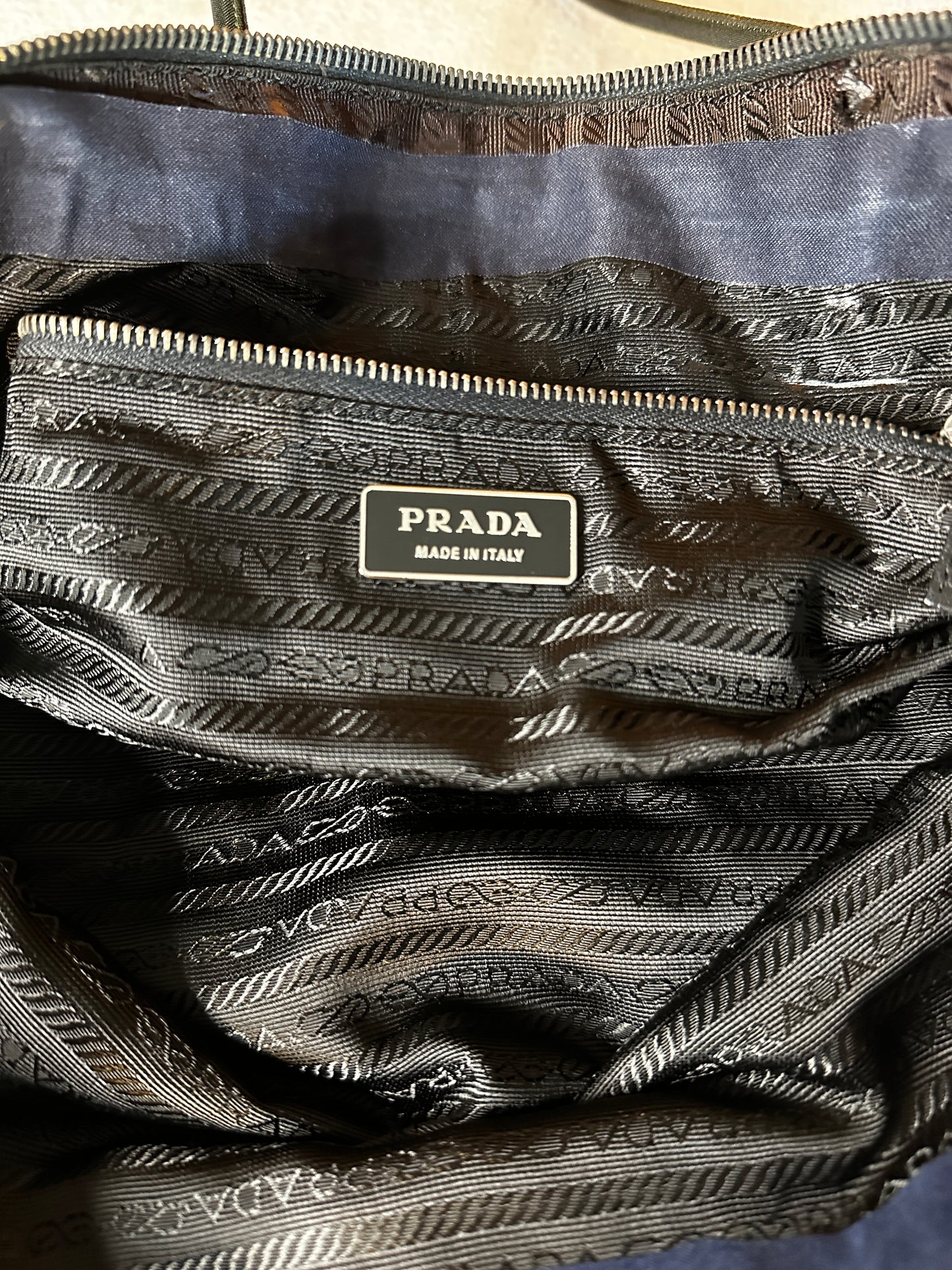 Authentic PRADA Dark Green Nylon Handbag