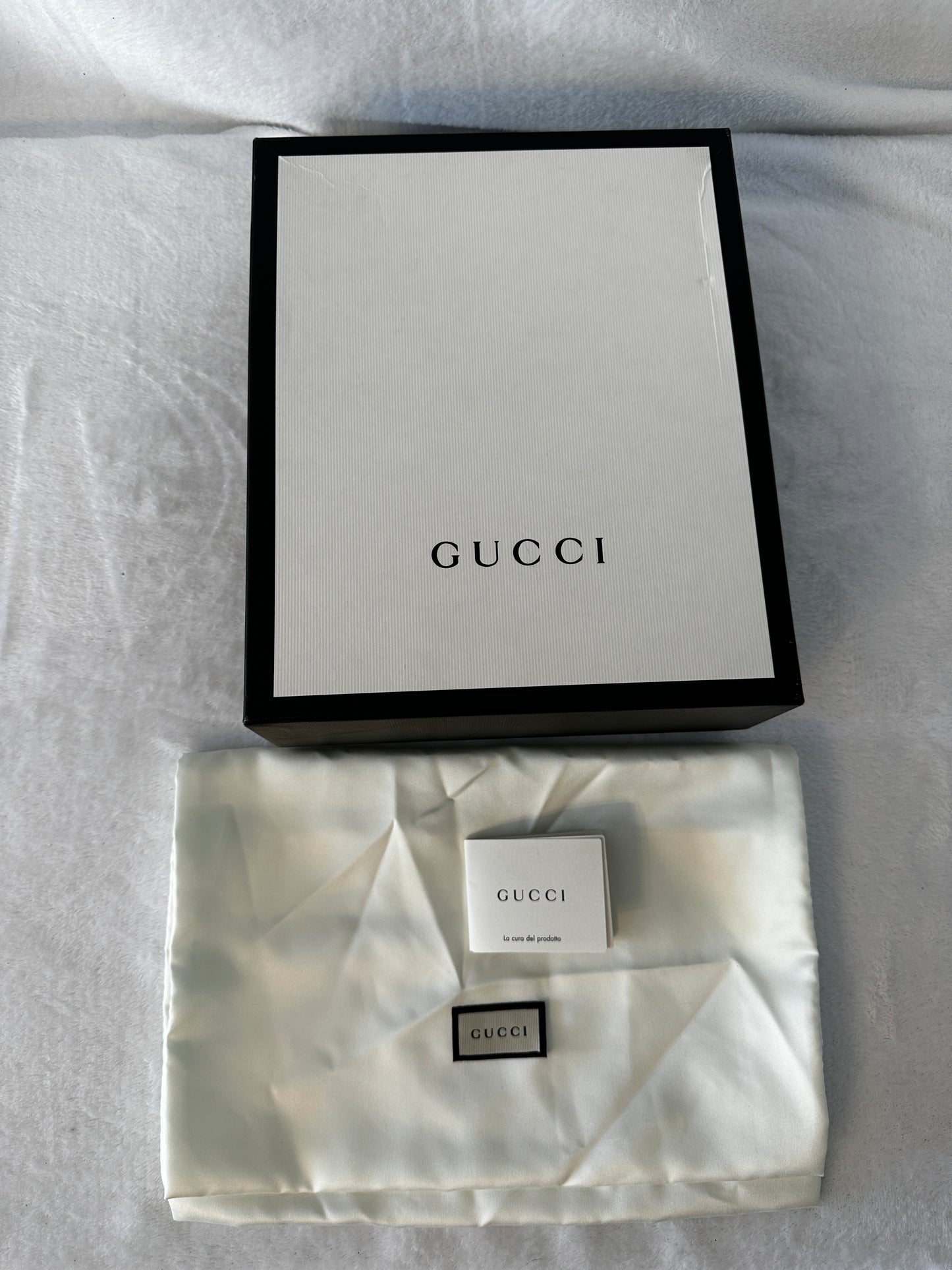 Authentic Guccig GG Printed Flap Crossbody