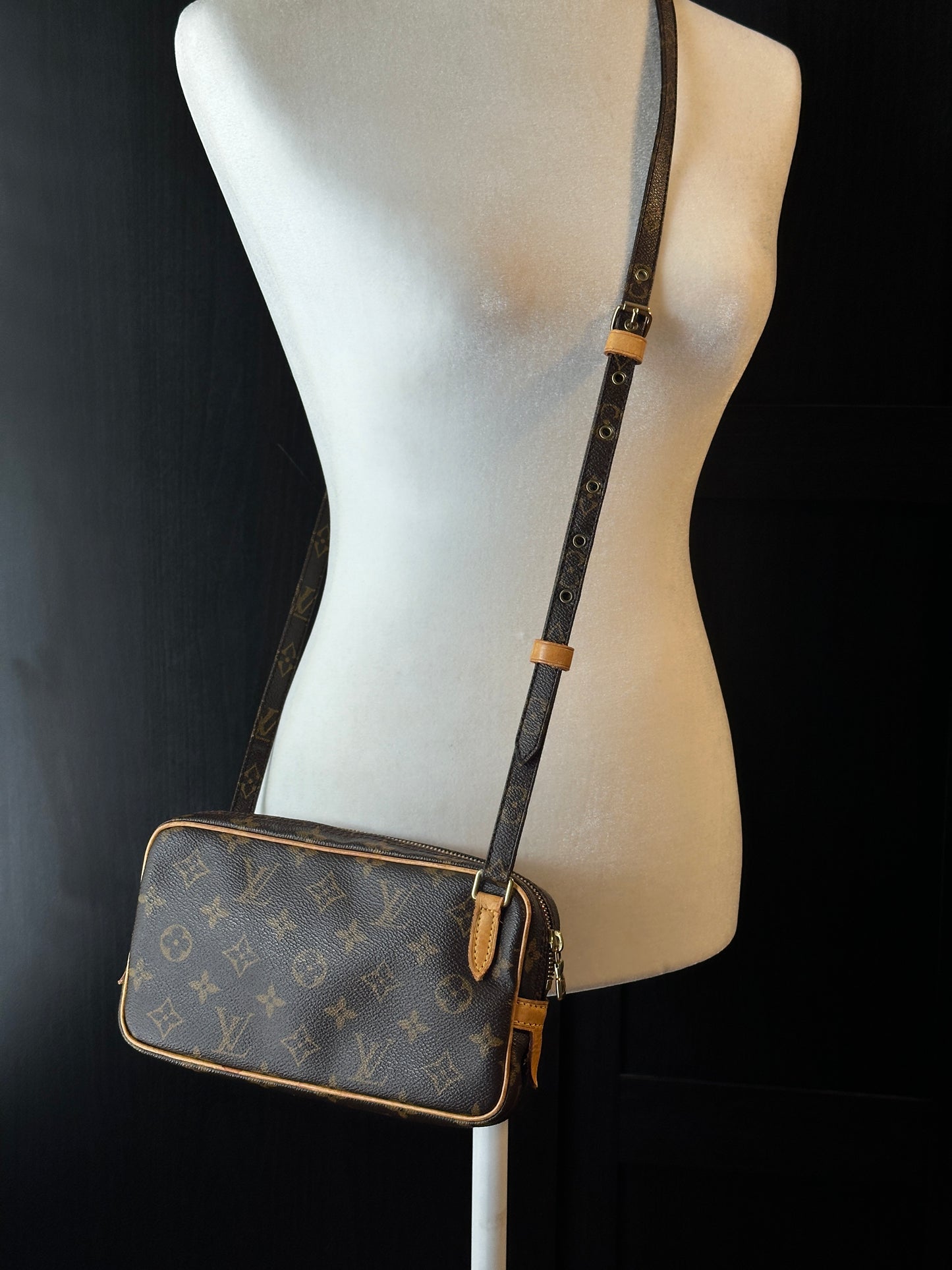 Authentic Louis Vuitton Monogram Marly Crossbody
