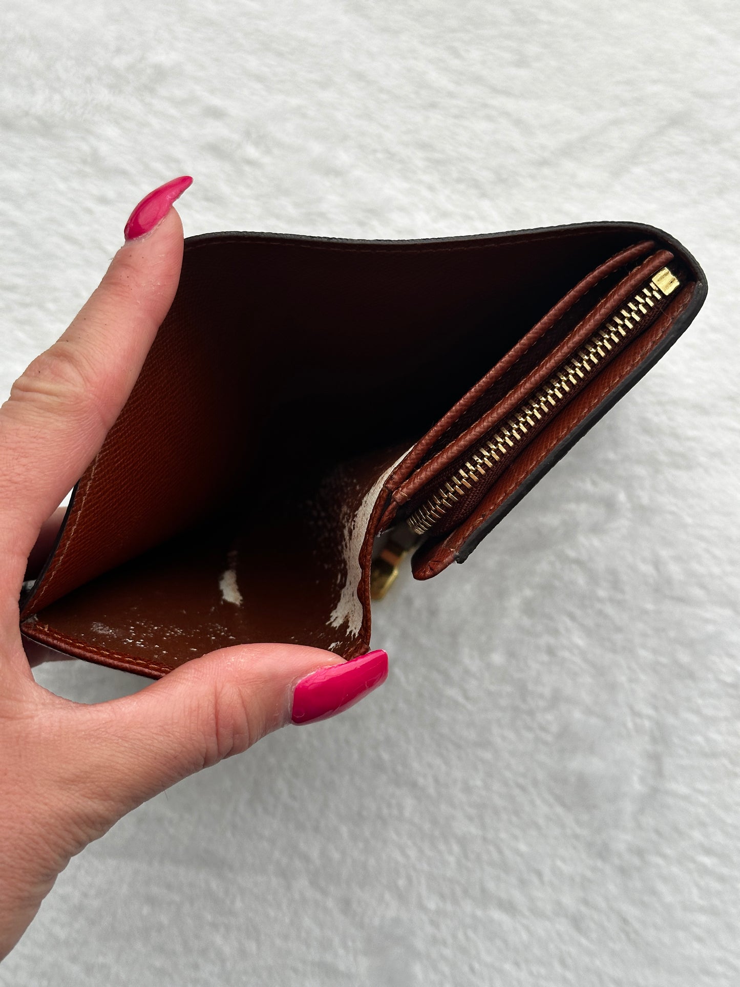 Authentic Louis Vuitton Monogram Porte Monnaie Wallet