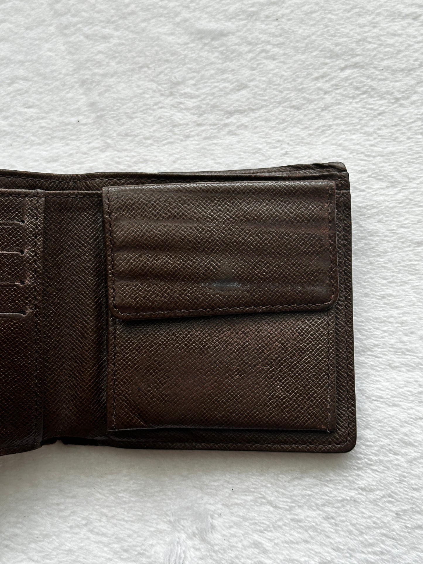 Authentic Louis Vuitton Damier Ebene Mens Multiple Bifold Wallet