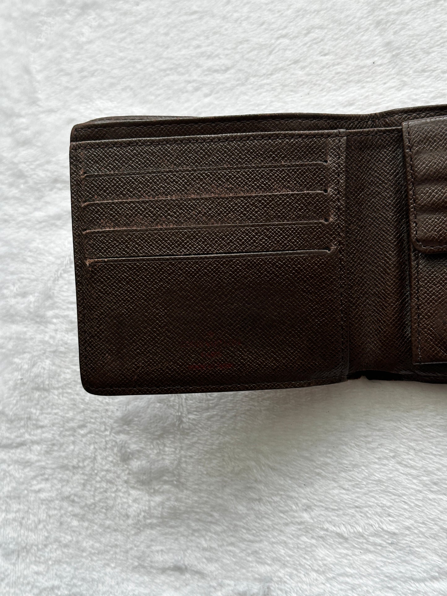 Authentic Louis Vuitton Damier Ebene Mens Multiple Bifold Wallet