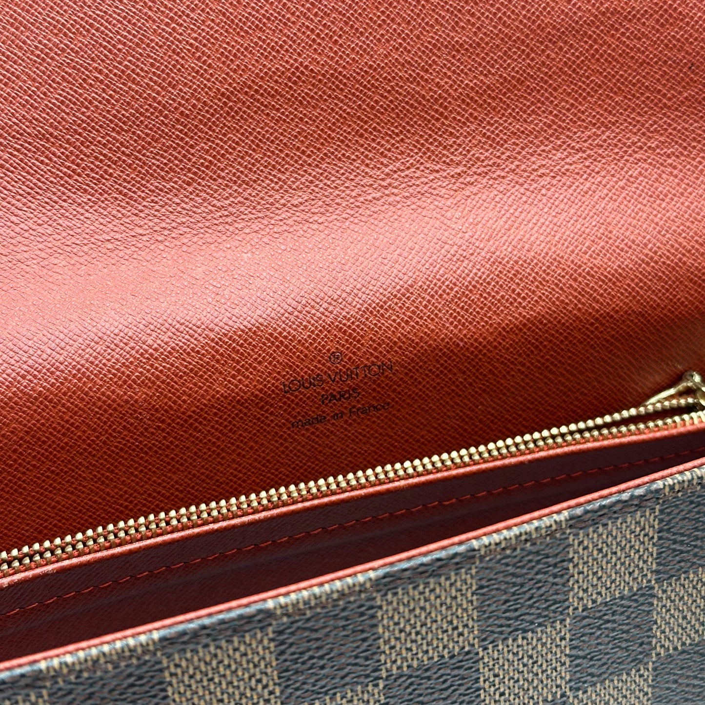 2007 Authentic Louis Vuitton Damier Ebene Tribeca Shoulder Handbag