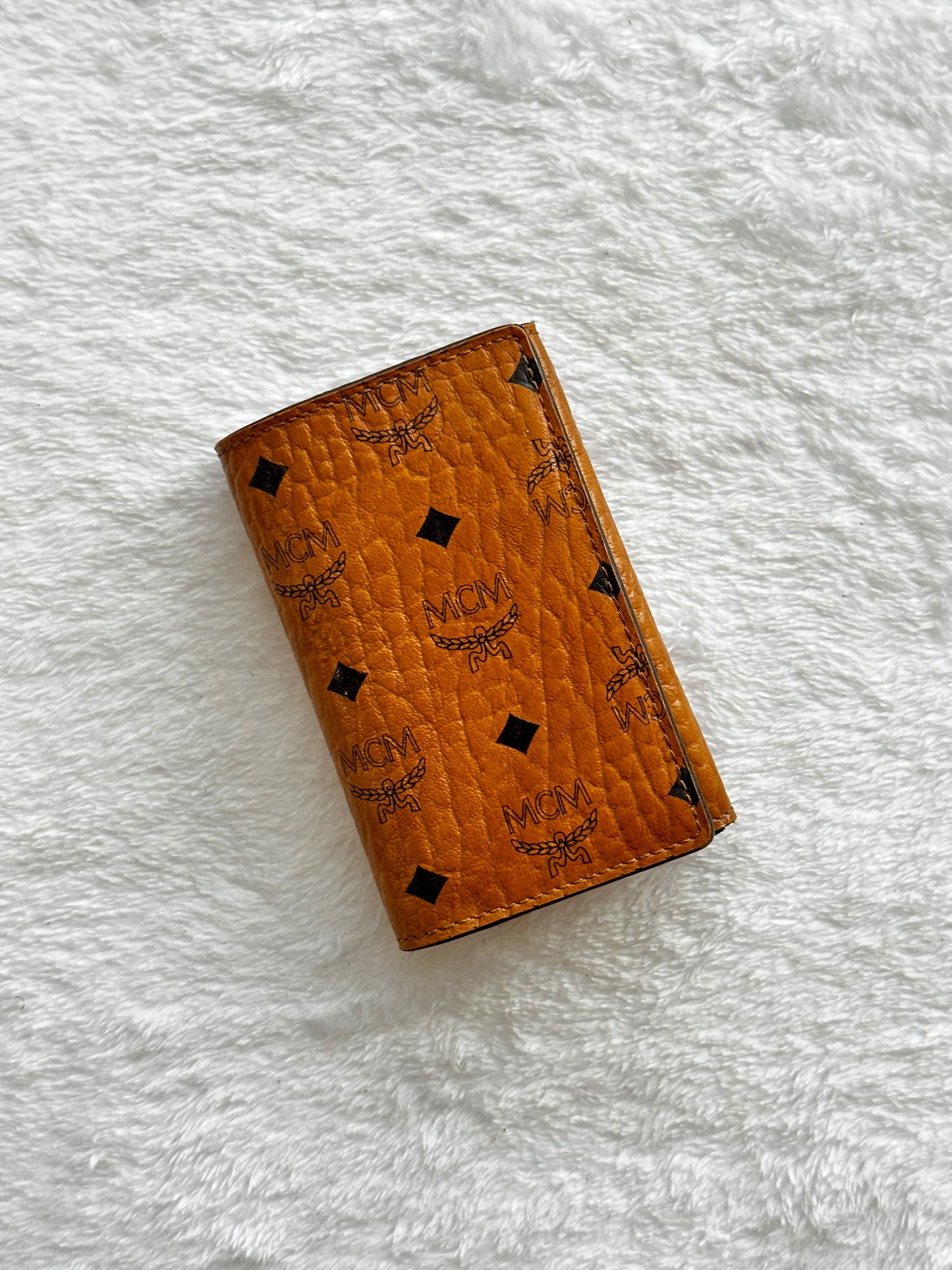 Authentic MCM 4 Key Ring Holder Wallet