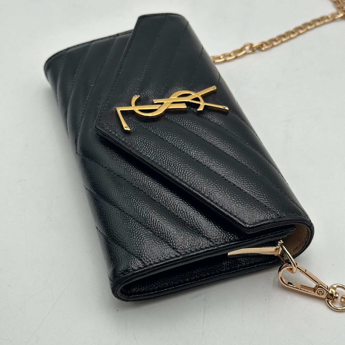 Authentic YSL Cassandre Matelasse Envelope Wallet Crossbody