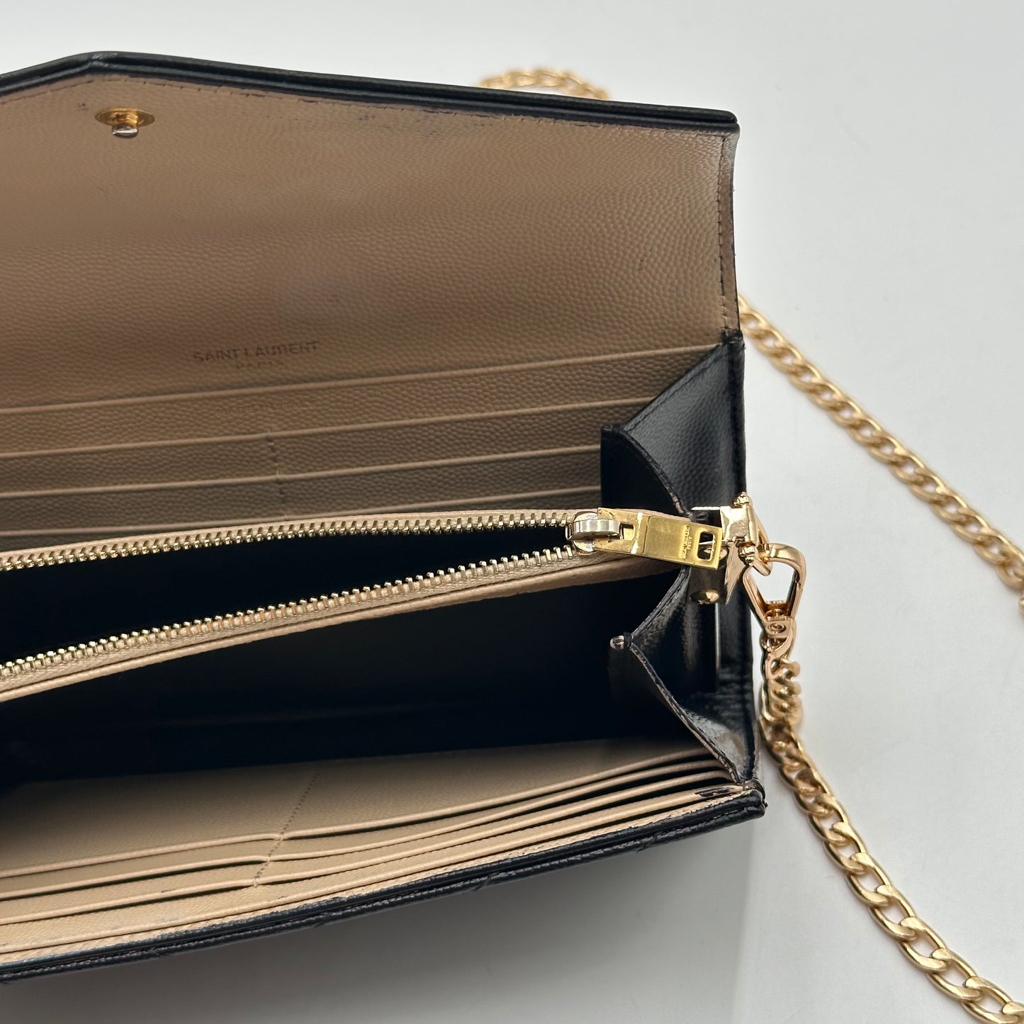 Authentic YSL Cassandre Matelasse Envelope Wallet Crossbody