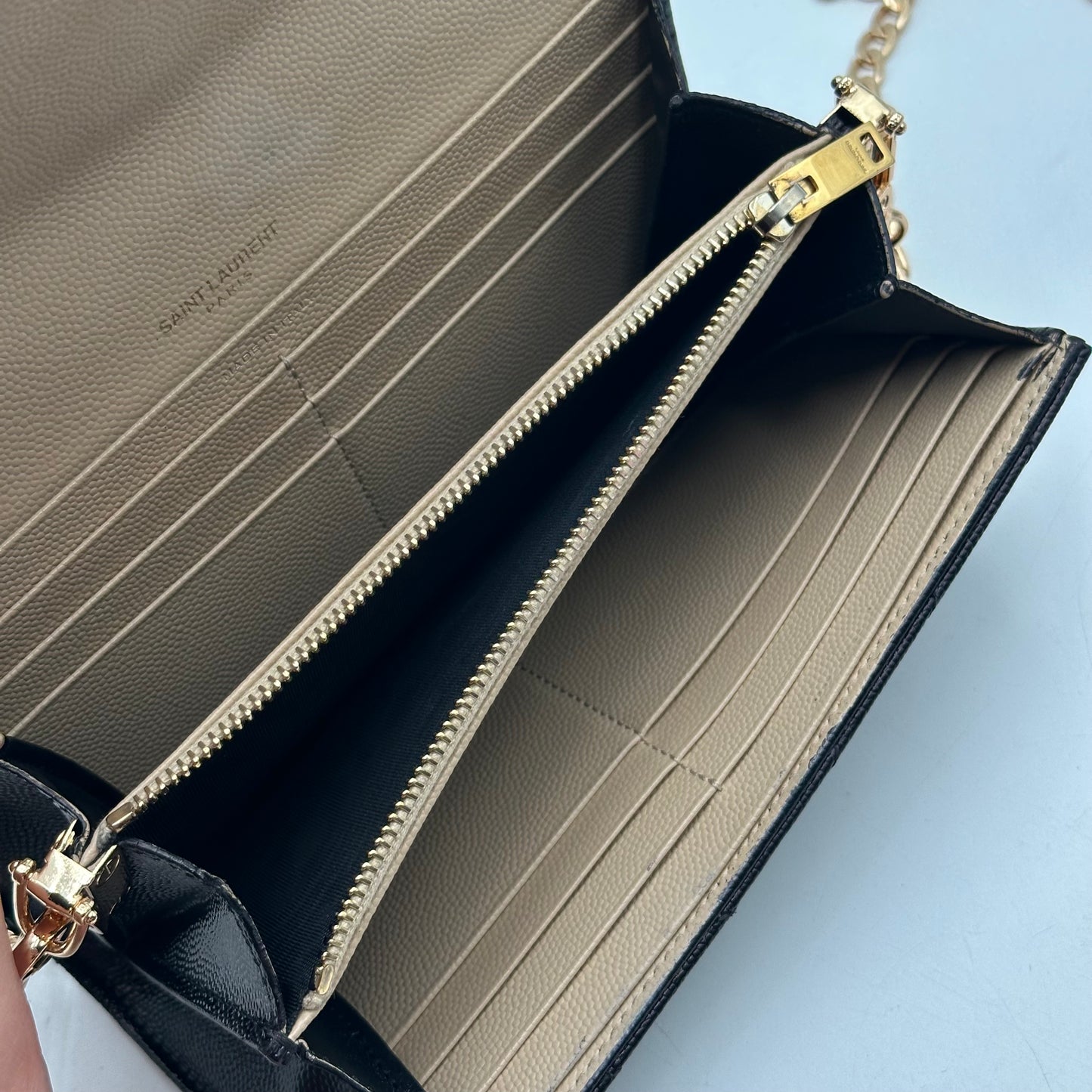 Authentic YSL Cassandre Matelasse Envelope Wallet Crossbody