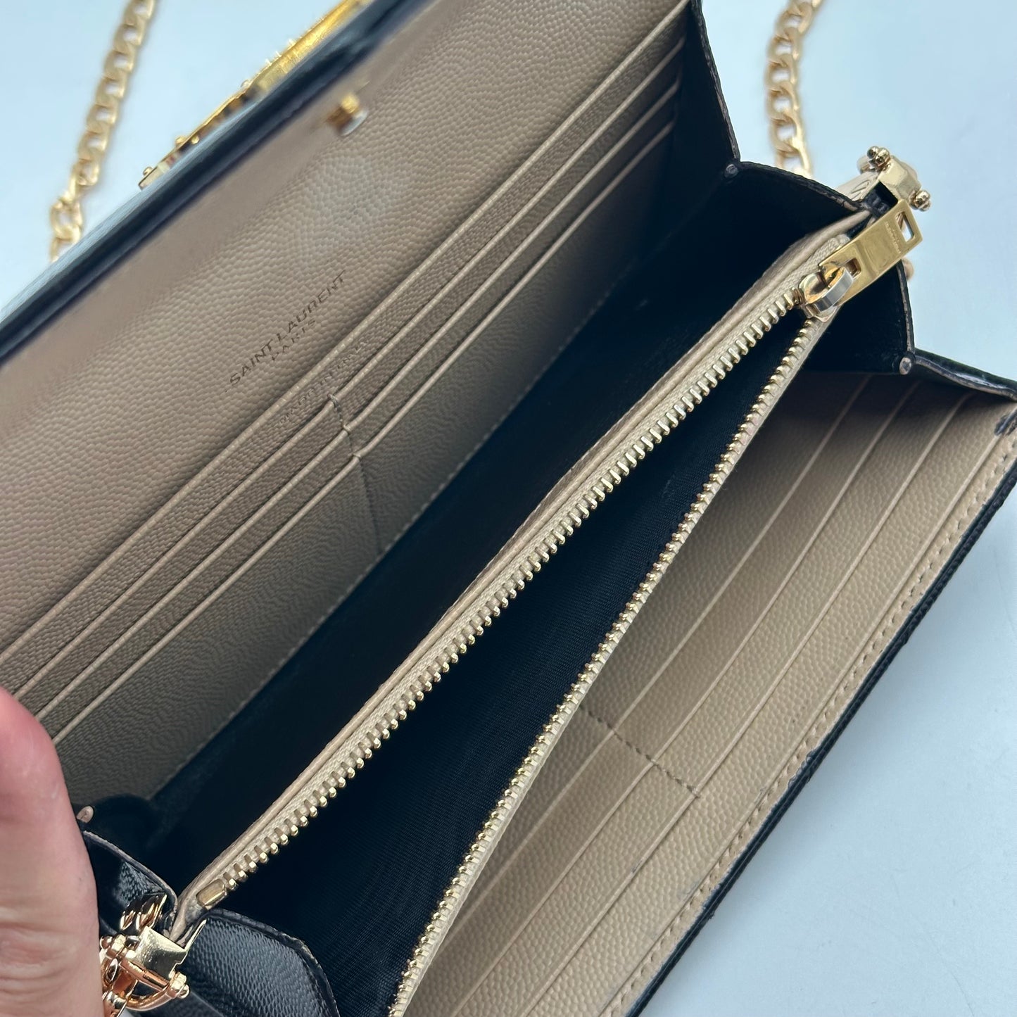 Authentic YSL Cassandre Matelasse Envelope Wallet Crossbody