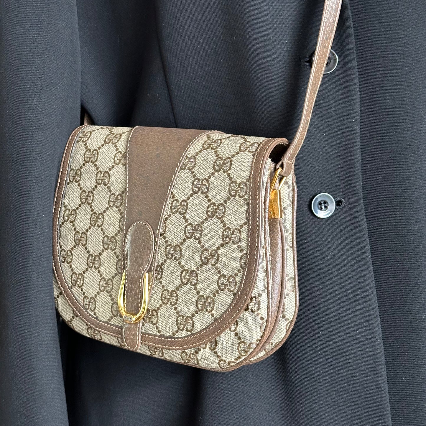 Authentic GUCCI Horsebit Vintage Crossbody