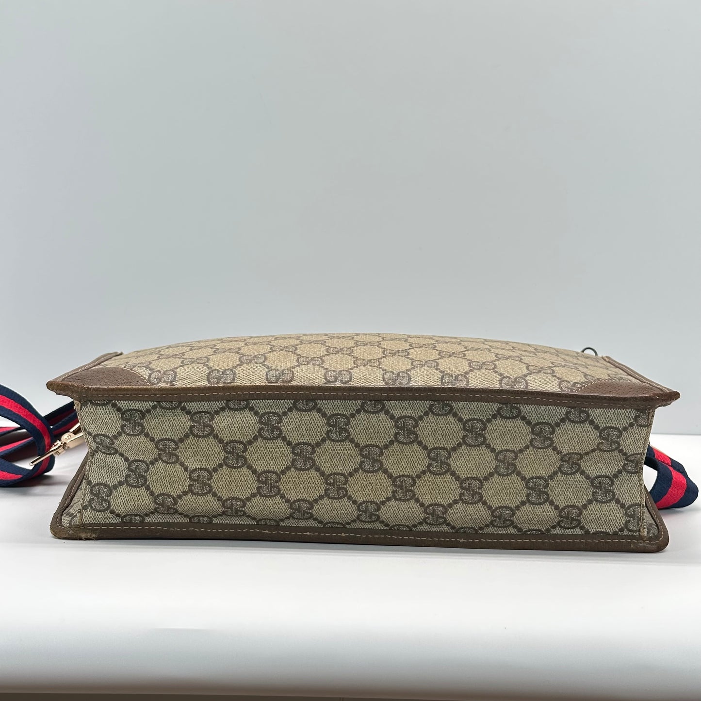 Authentic GUCCI GG Canvas Zipper Pouch Crossbody