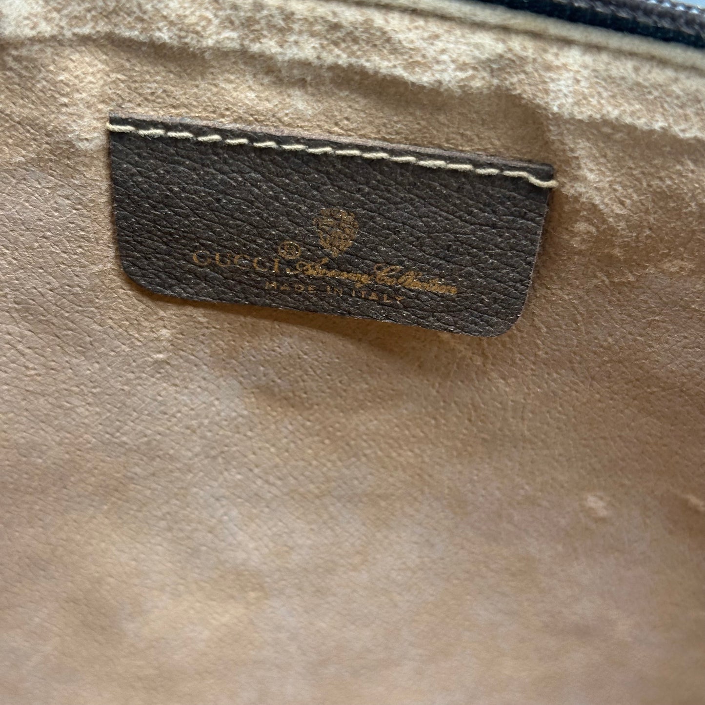 Authentic GUCCI GG Canvas Zipper Pouch Crossbody