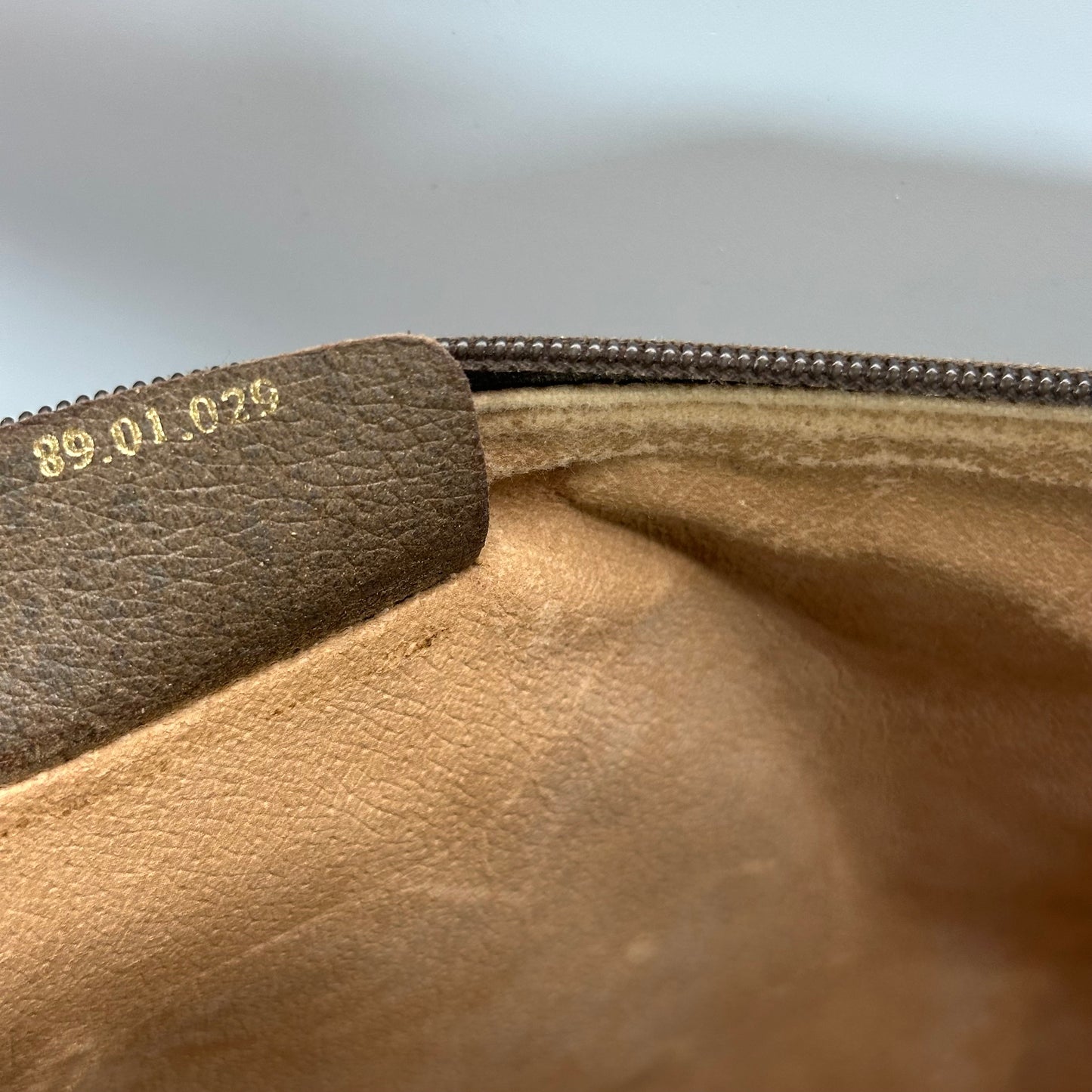 Authentic GUCCI GG Canvas Zipper Pouch Crossbody