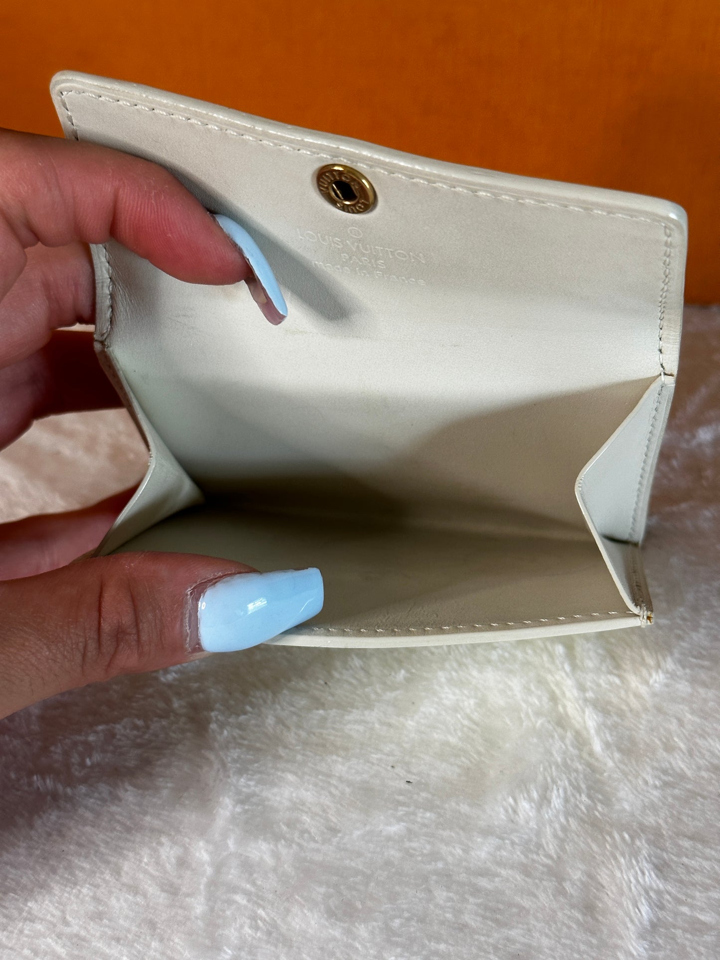 Authentic Louis Vuitton Pearl Vernis Reade PM Handbag & Compact Wallet Bundle Set