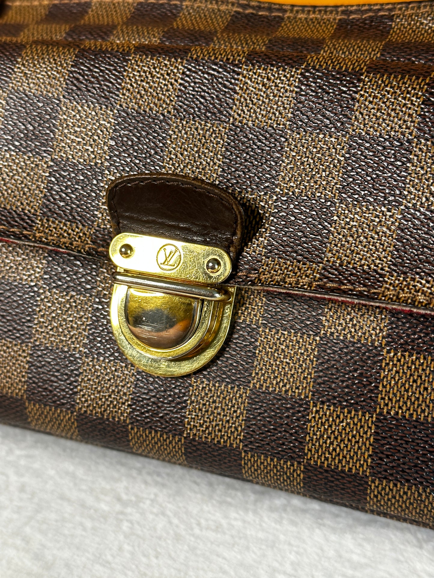 Authentic Louis Vuitton Damier Ebene Ravello GM Crossbody