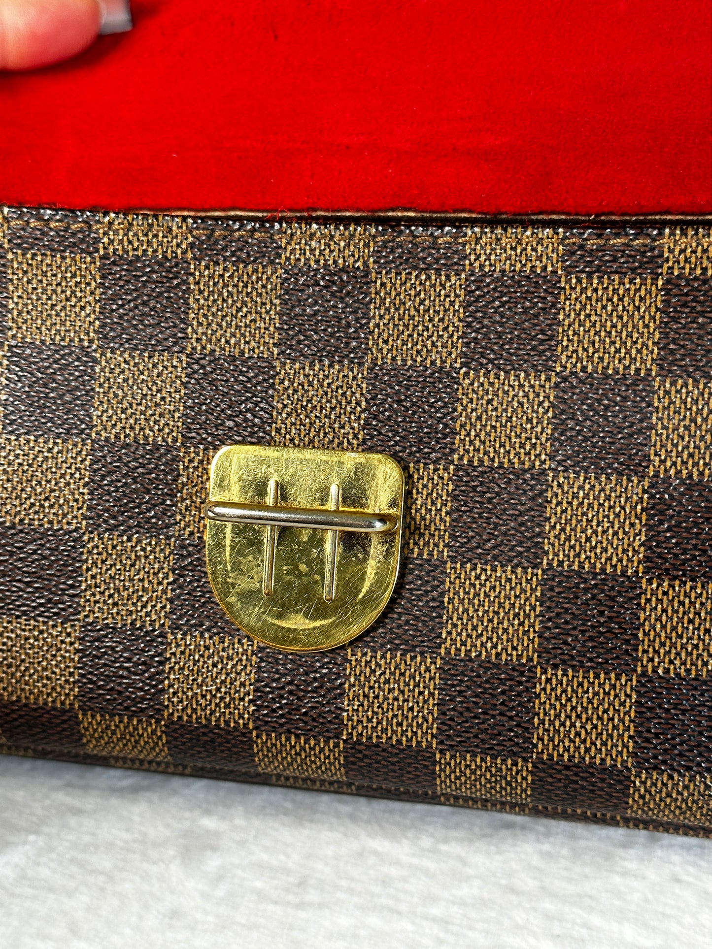 Authentic Louis Vuitton Damier Ebene Ravello GM Crossbody