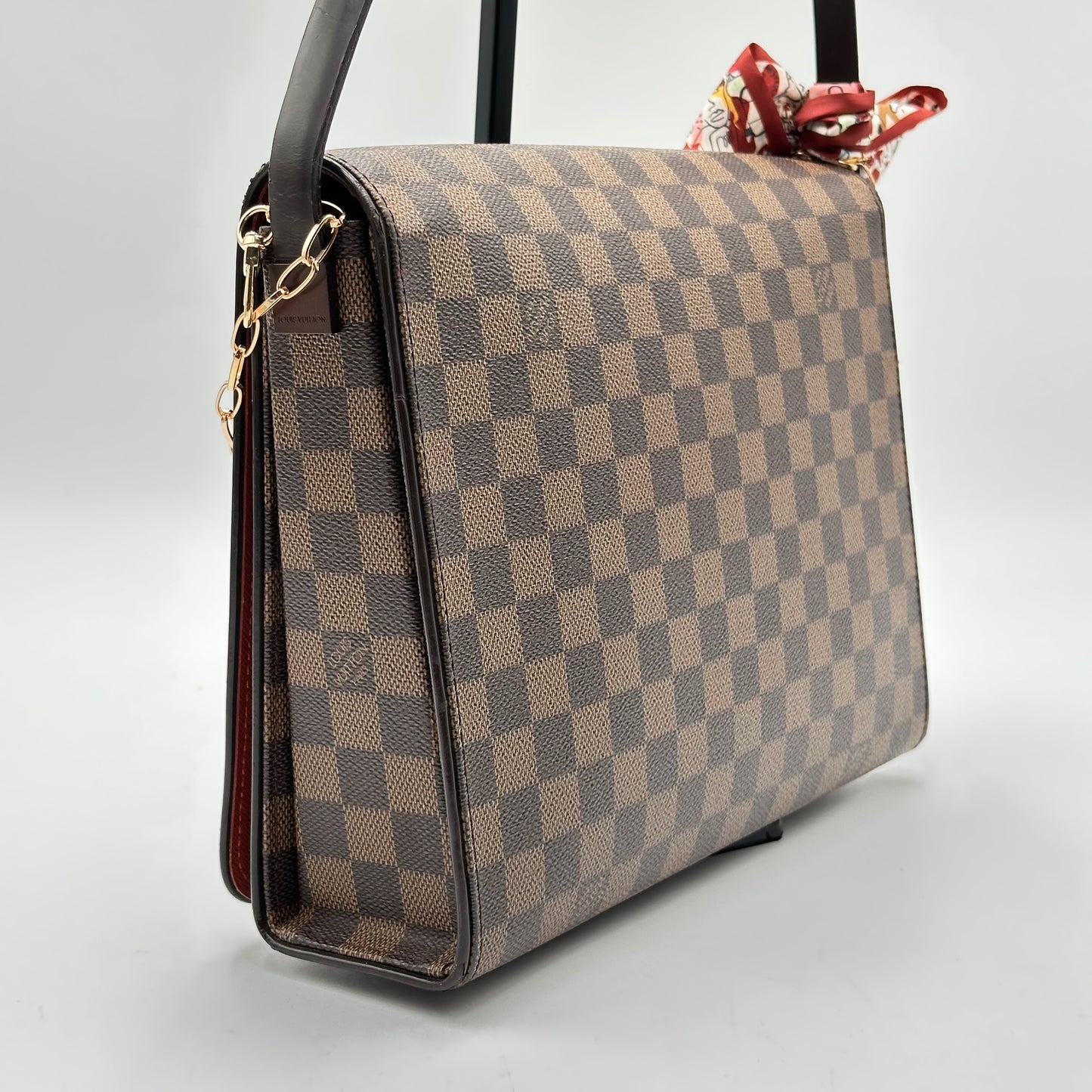 2007 Authentic Louis Vuitton Damier Ebene Tribeca Shoulder Handbag
