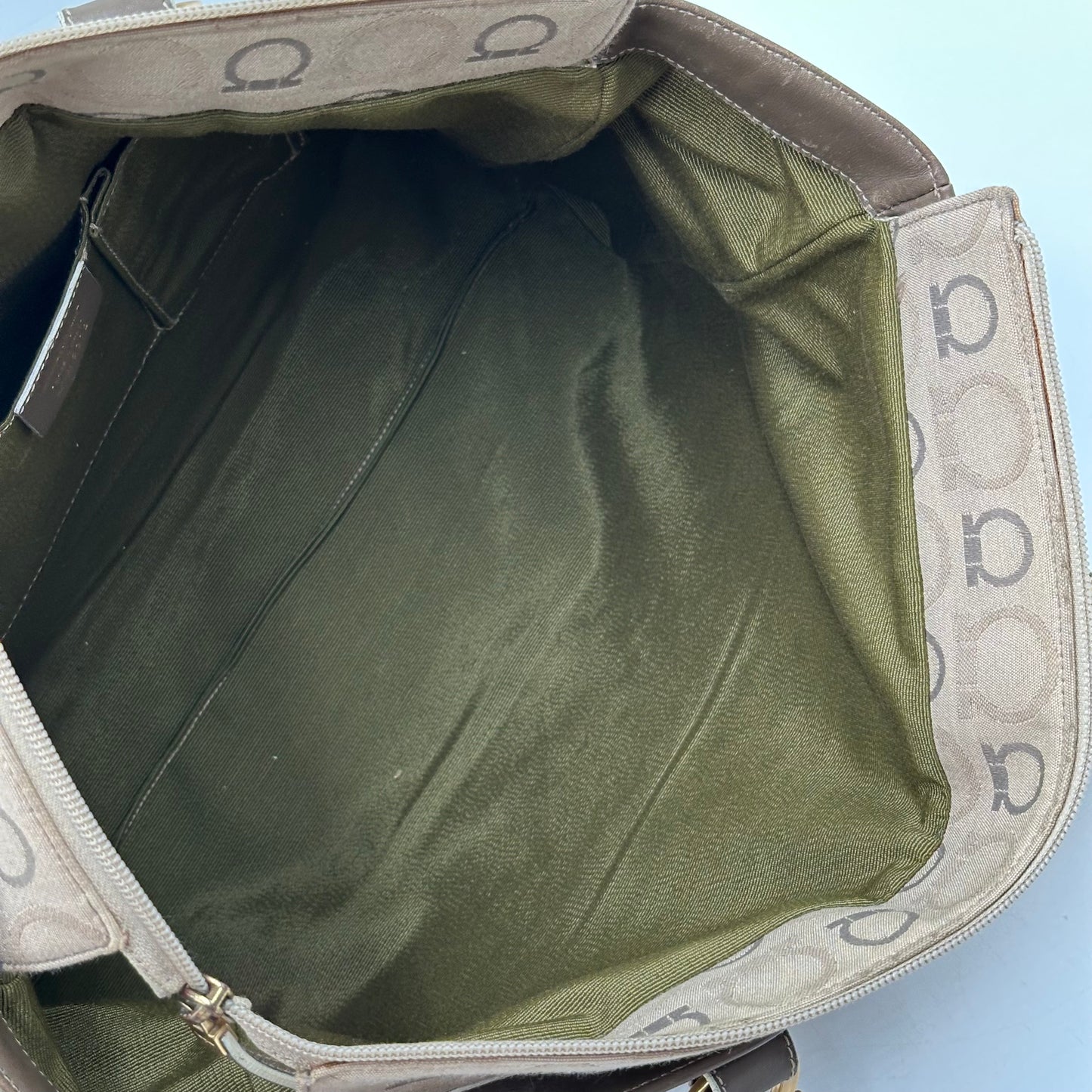 Authentic Ferragamo Gancini Large Tote