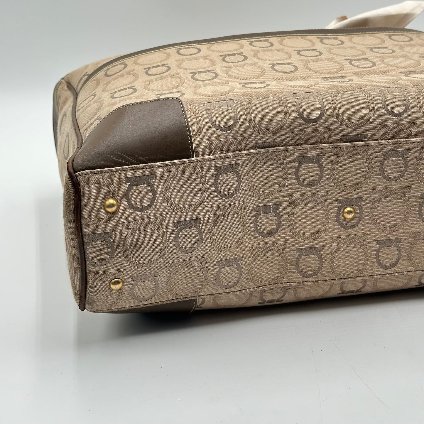 Authentic Ferragamo Gancini Large Tote