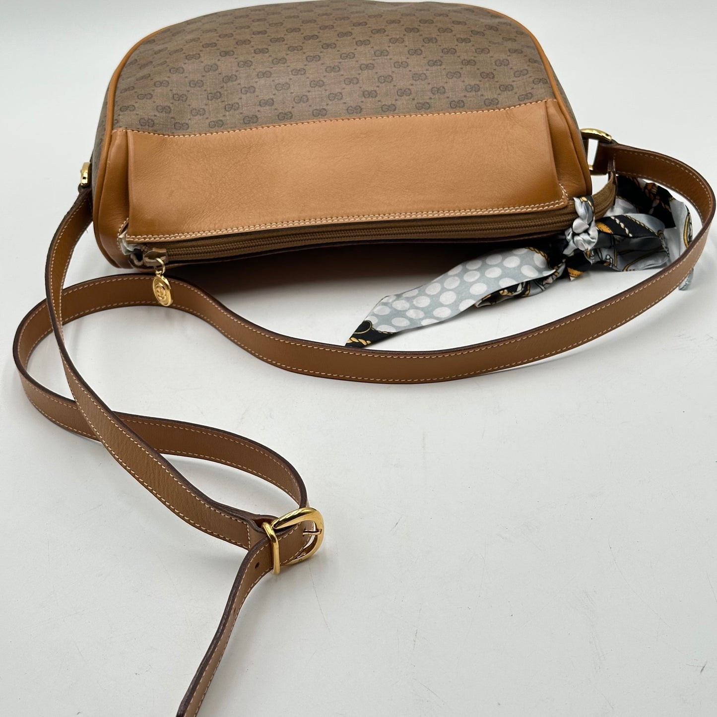 Authentic GUCCI Vintage GG Monogram Canvas Crossbody