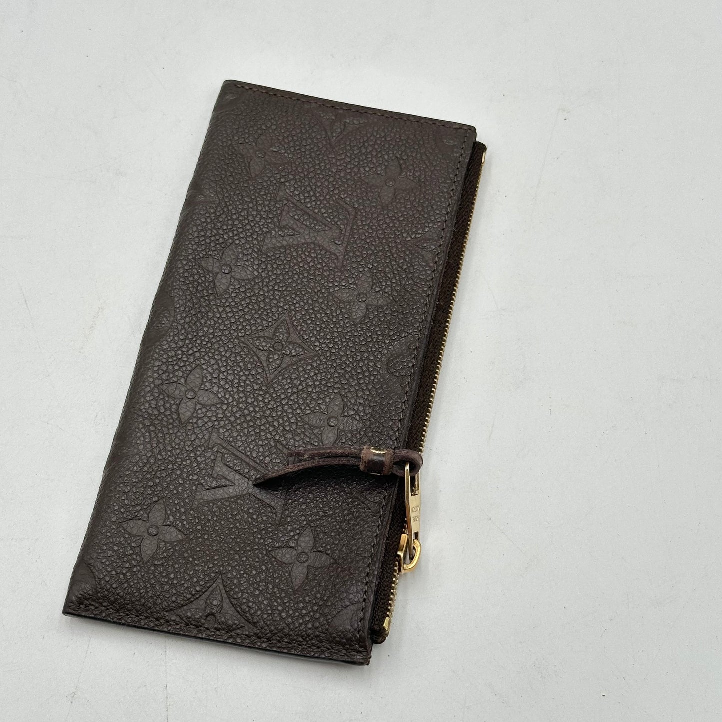 Authentic 2012 Louis Vuitton Monogram Empreinte Sarah Wallet Crossbody