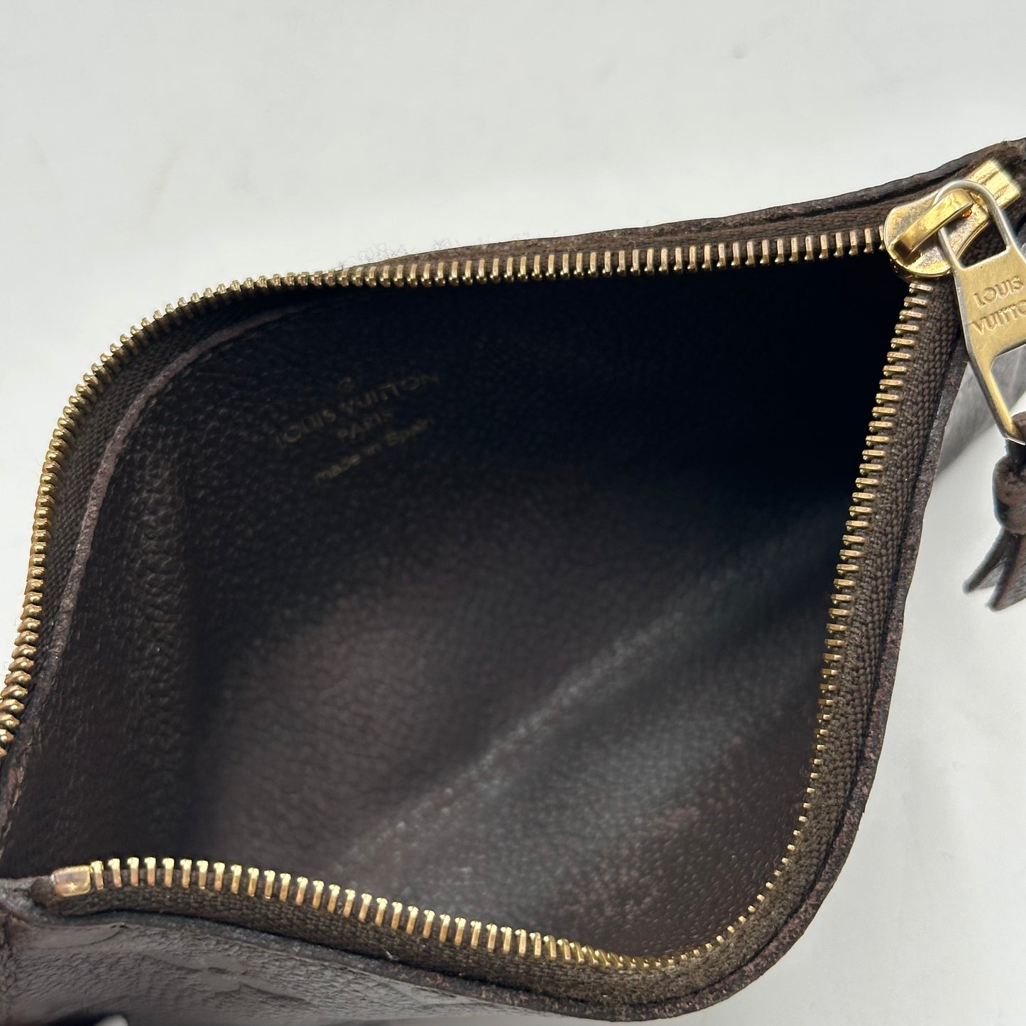 Authentic 2012 Louis Vuitton Monogram Empreinte Sarah Wallet Crossbody