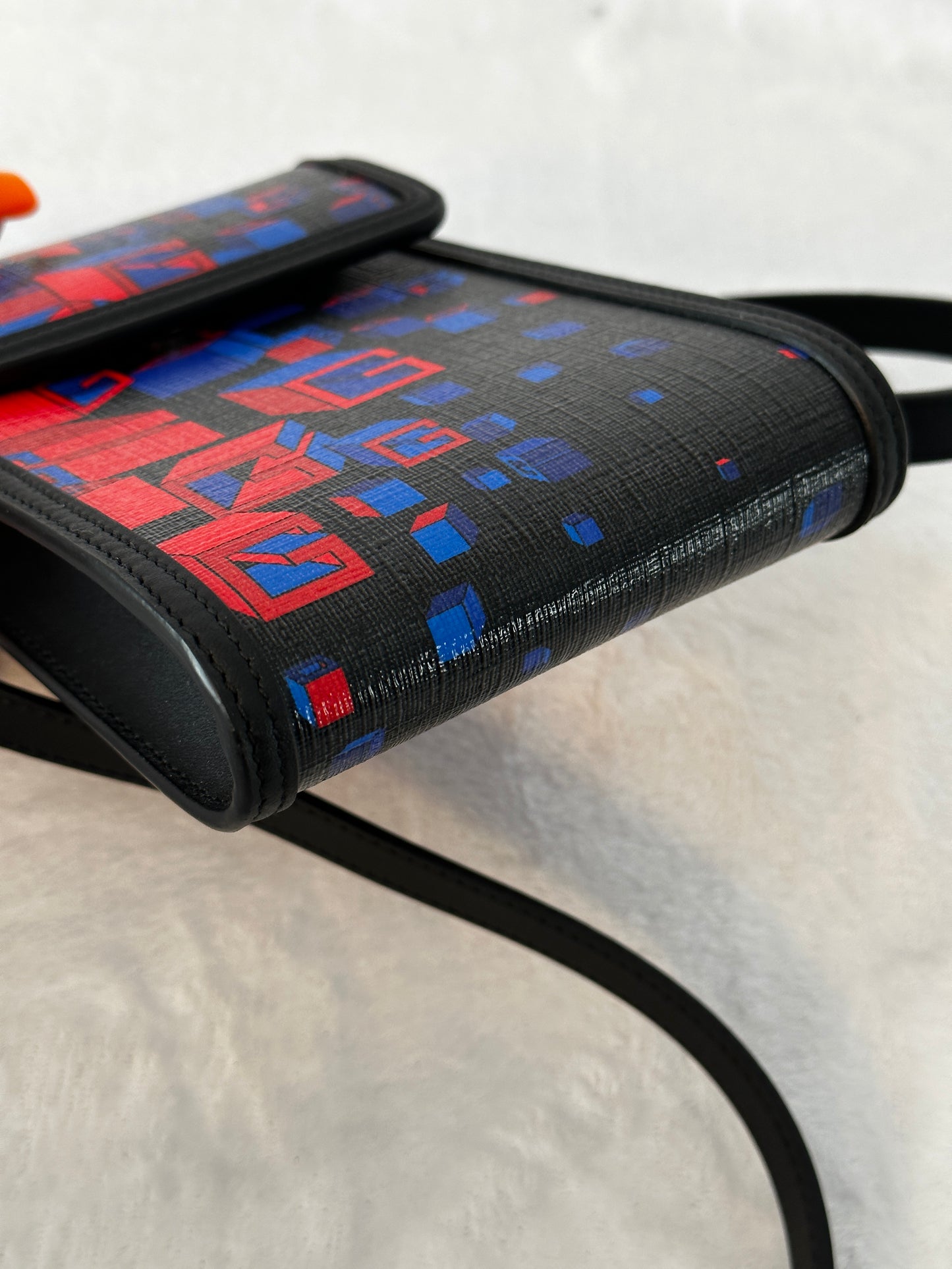 Authentic Guccig GG Printed Flap Crossbody