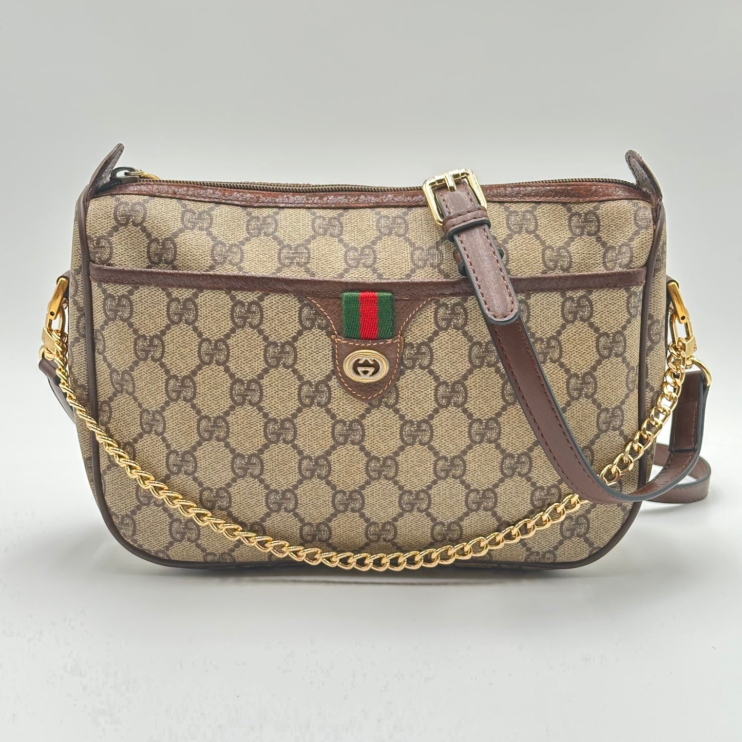 Authentic GUCCI GG Sherry Vintage Crossbody