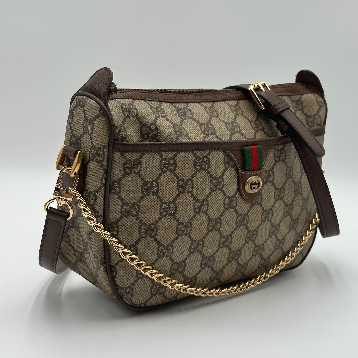 Authentic GUCCI GG Sherry Vintage Crossbody