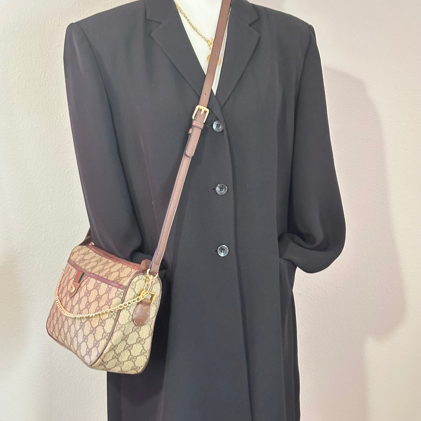 Authentic GUCCI GG Sherry Vintage Crossbody