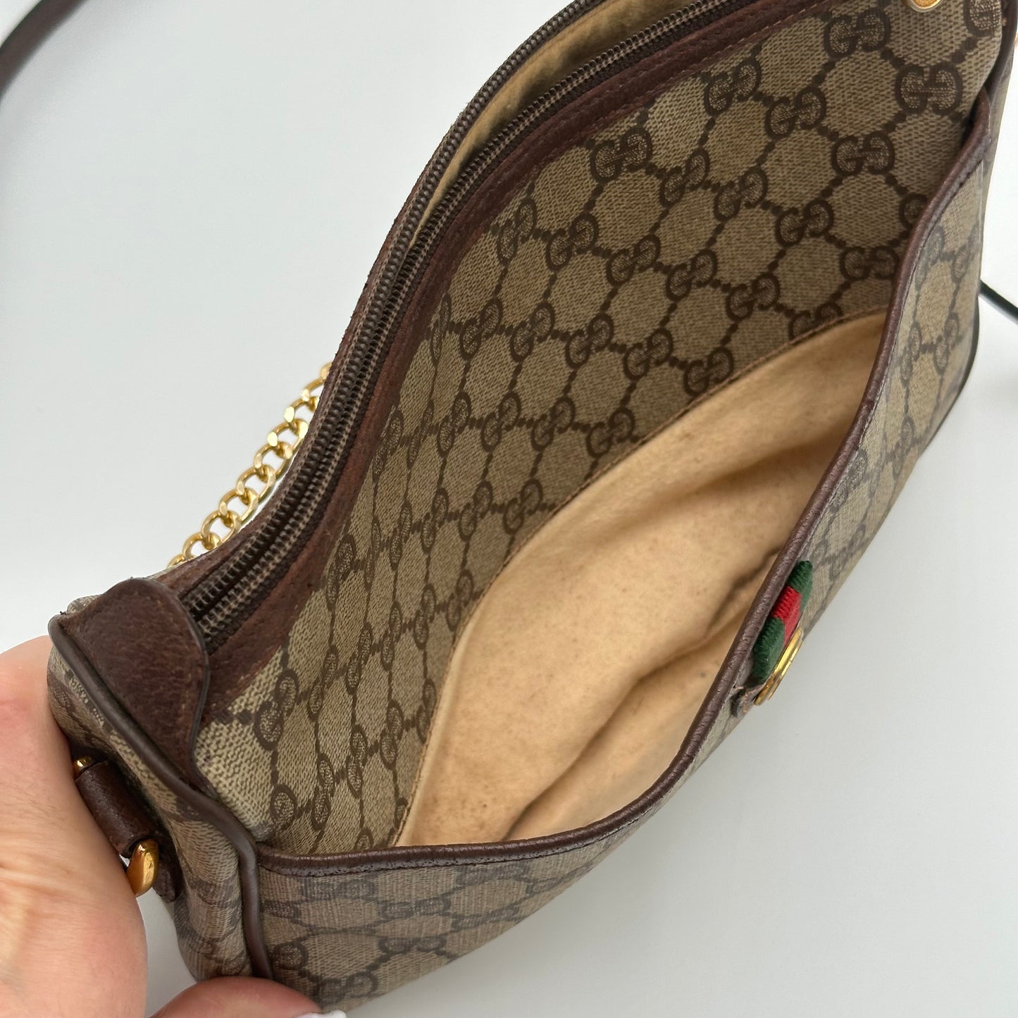 Authentic GUCCI GG Sherry Vintage Crossbody