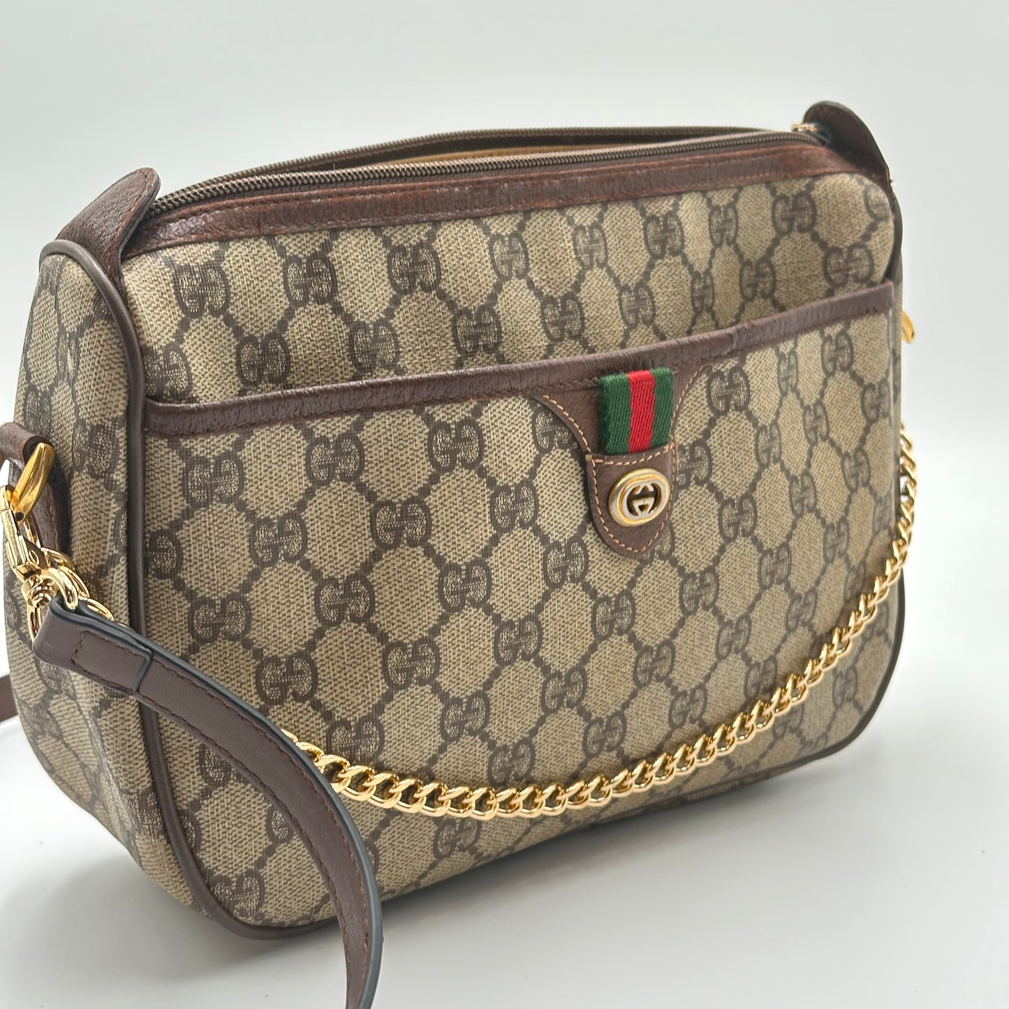 Authentic GUCCI GG Sherry Vintage Crossbody