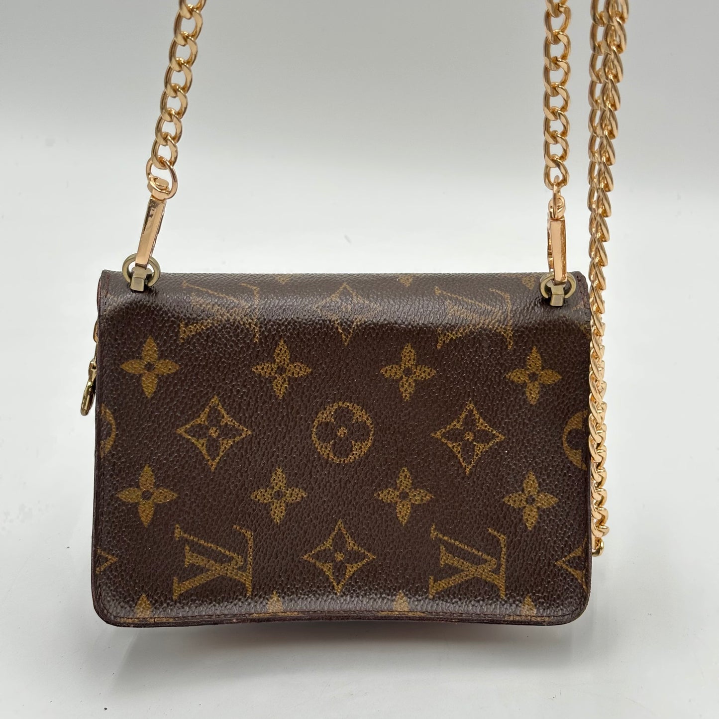 Authentic Louis Vuitton 2010 Monogram Porte Papier Wallet Crossbody
