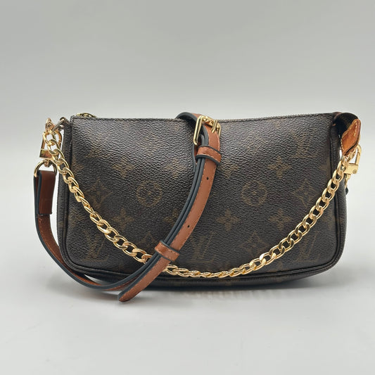 Authentic Louis Vuitton 2000 Monogram Pochette Accessoires Crossbody