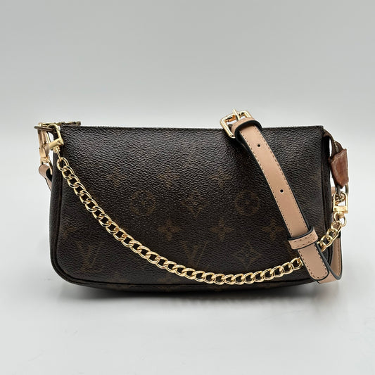 Authentic Louis Vuitton 2001 Monogram Pochette Accessoires Crossbody