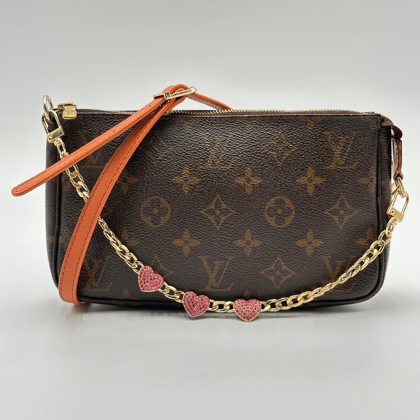 Authentic Louis Vuitton 2000 Monogram Pochette Accessoires Crossbody