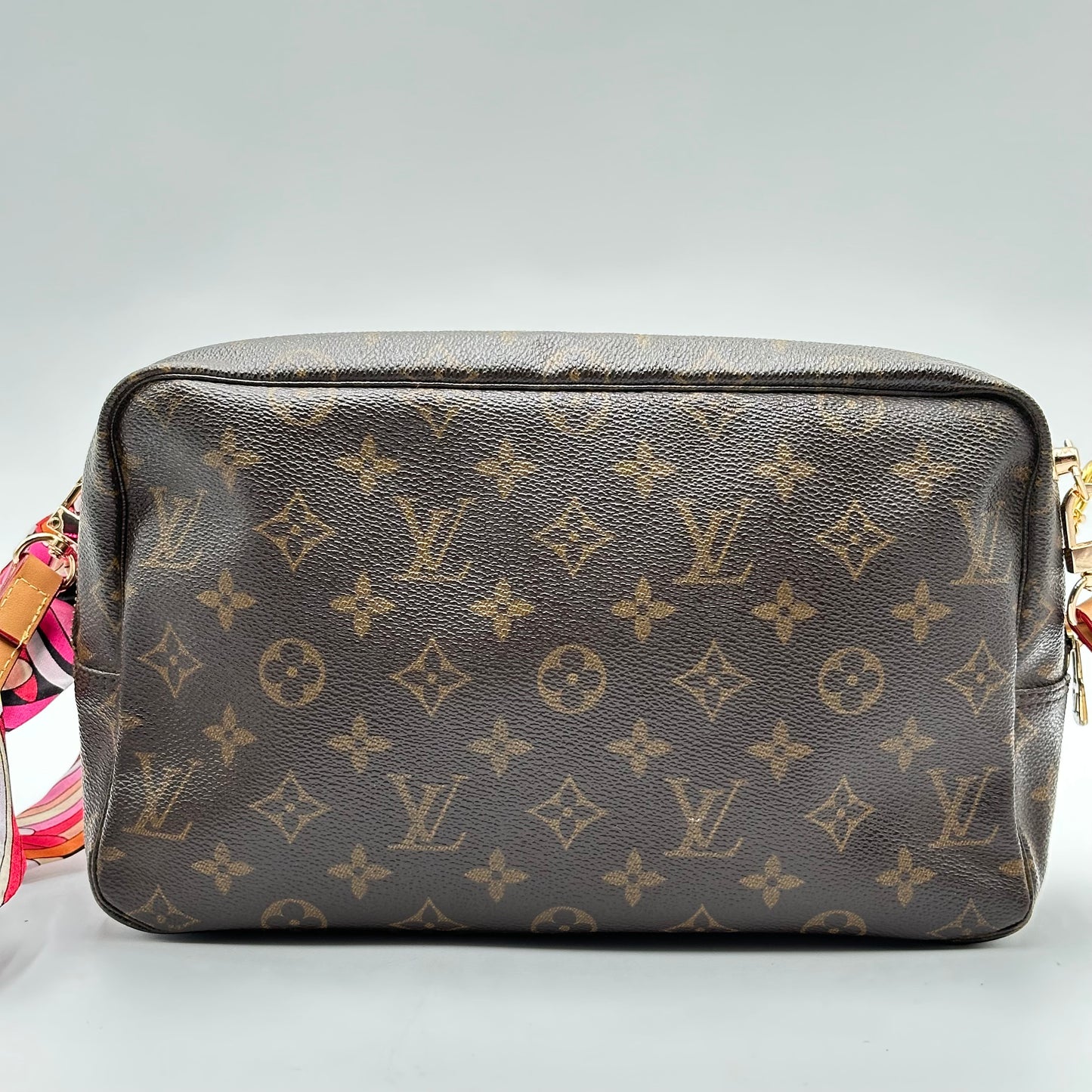 Authentic Louis Vuitton 1990 Monogram Trousse Crossbody