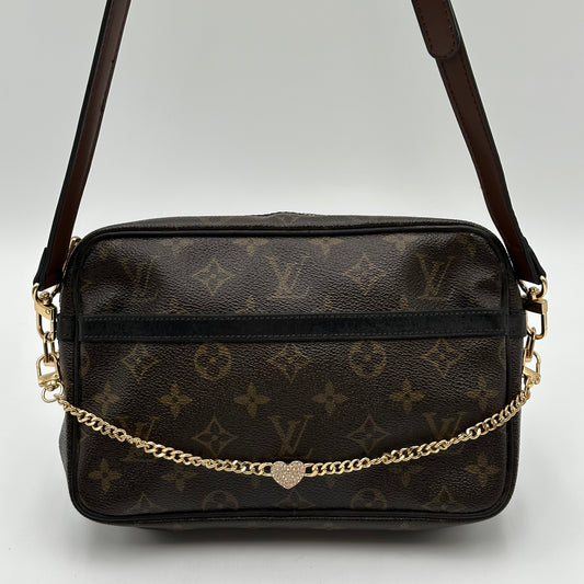 Authentic Louis Vuitton 1986 Monogram Compiegne Clutch Crossbody