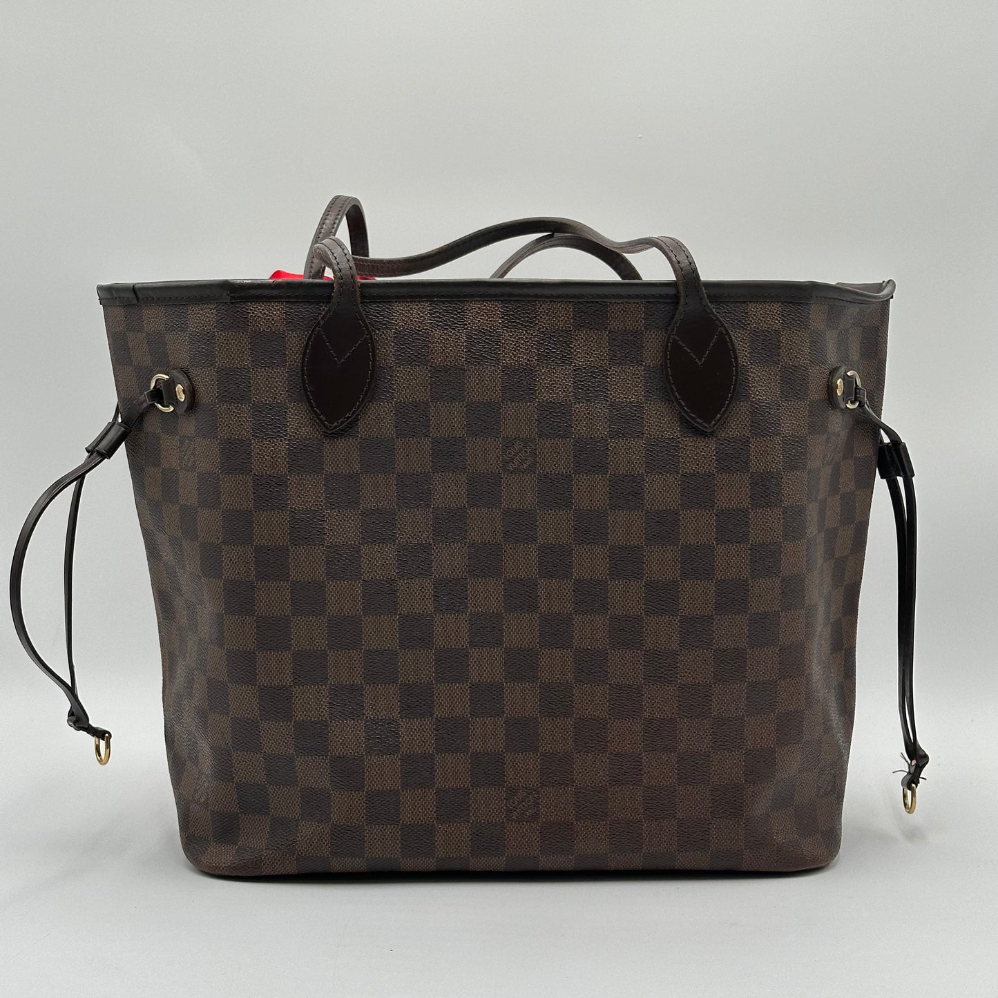 2010 Authentic Louis Vuitton Damier Ebene Neverfull MM Tote