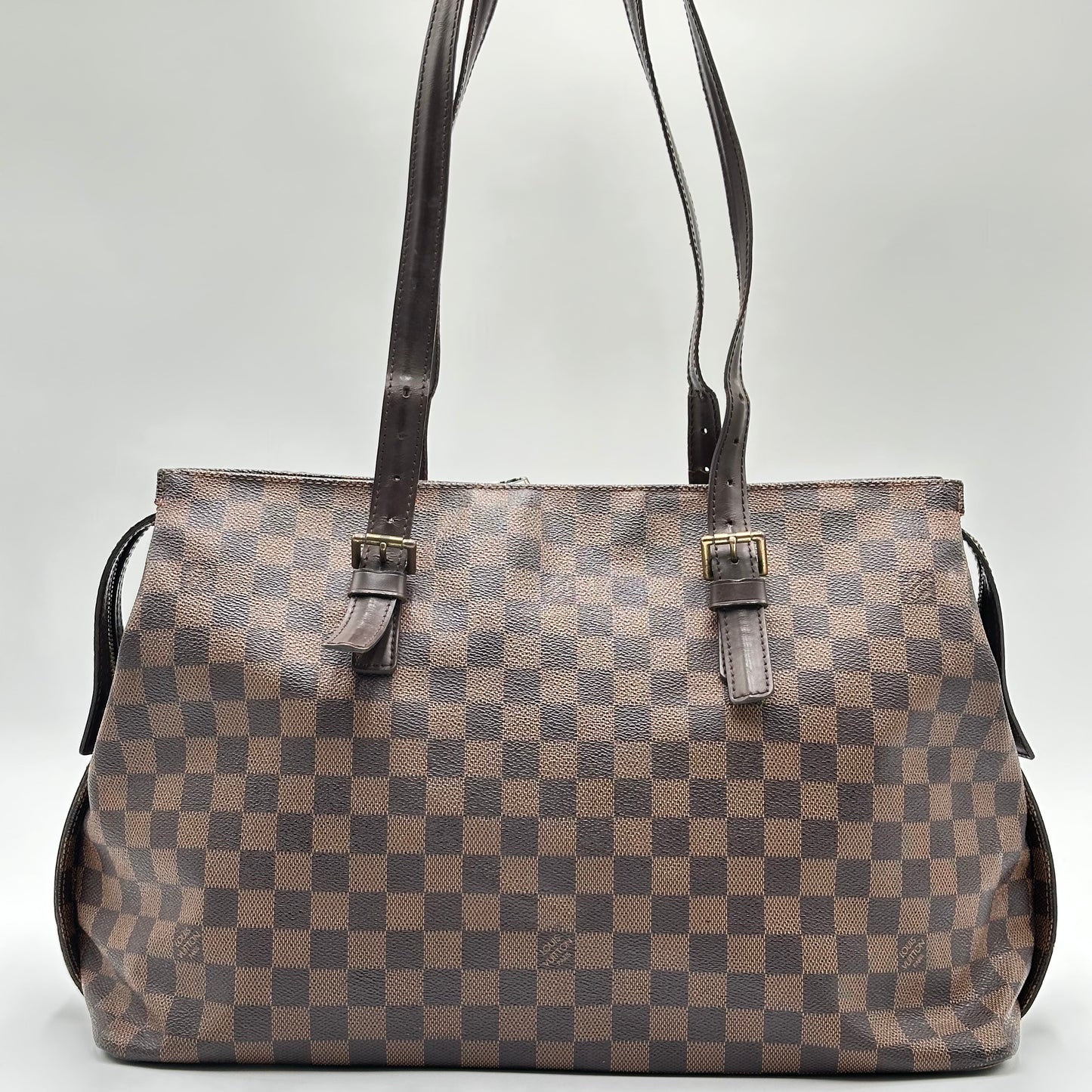 Authentic Louis Vuitton 2006 Damier Ebene Chelsea Tote