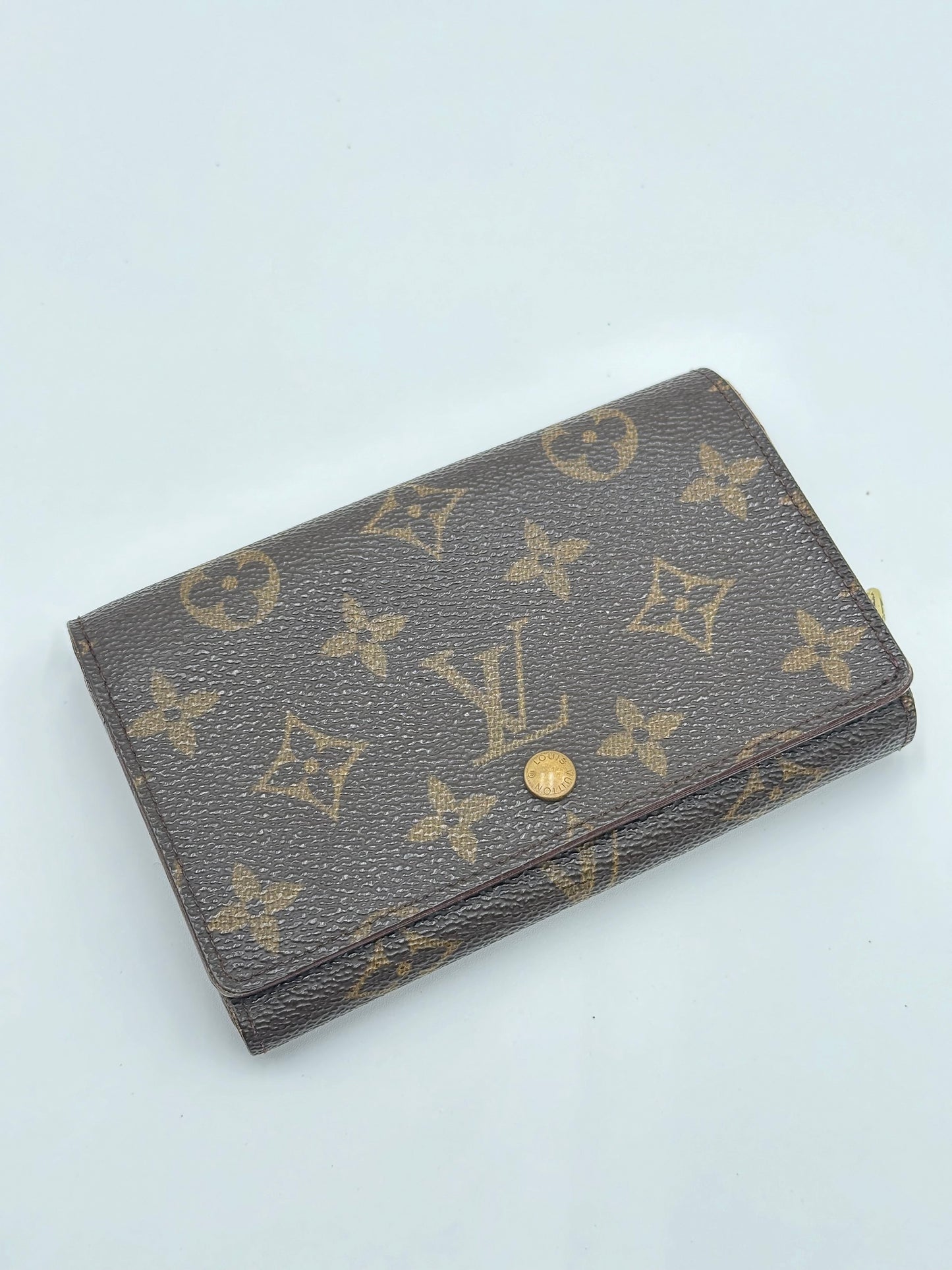 Authentic Louis Vuitton 1999 Monogram Pochette Accessoires Crossbody +1995 Mono Wallet