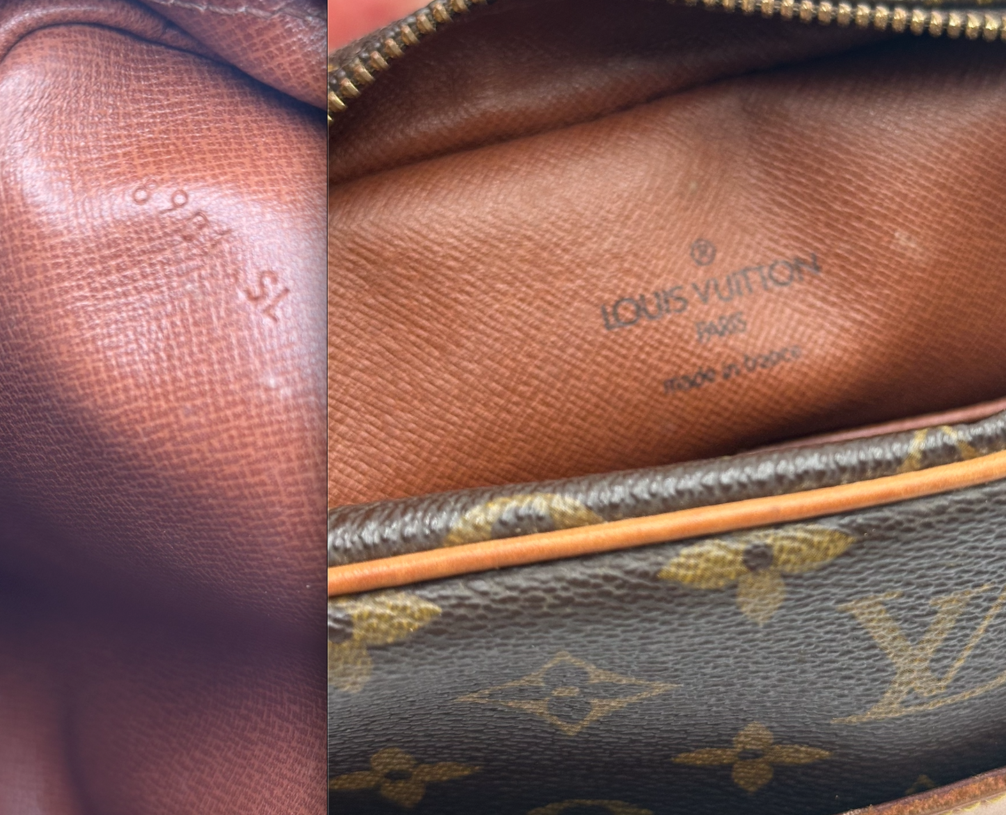 Authentic 1989 Louis Vuitton Monogram Trocadero 28 Crossbody