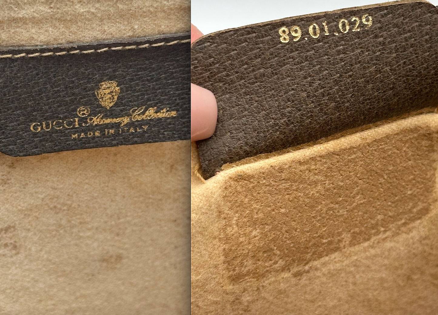 Authentic GUCCI GG Canvas Zipper Pouch Crossbody